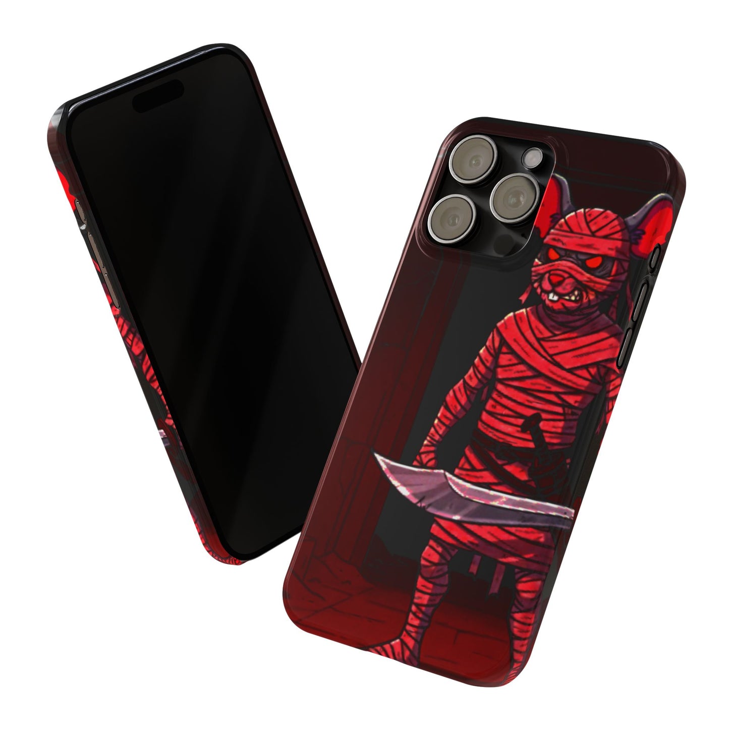 Halloween Agent Quacks Series Slim Phone Cases - Mummy Dr Murn Design