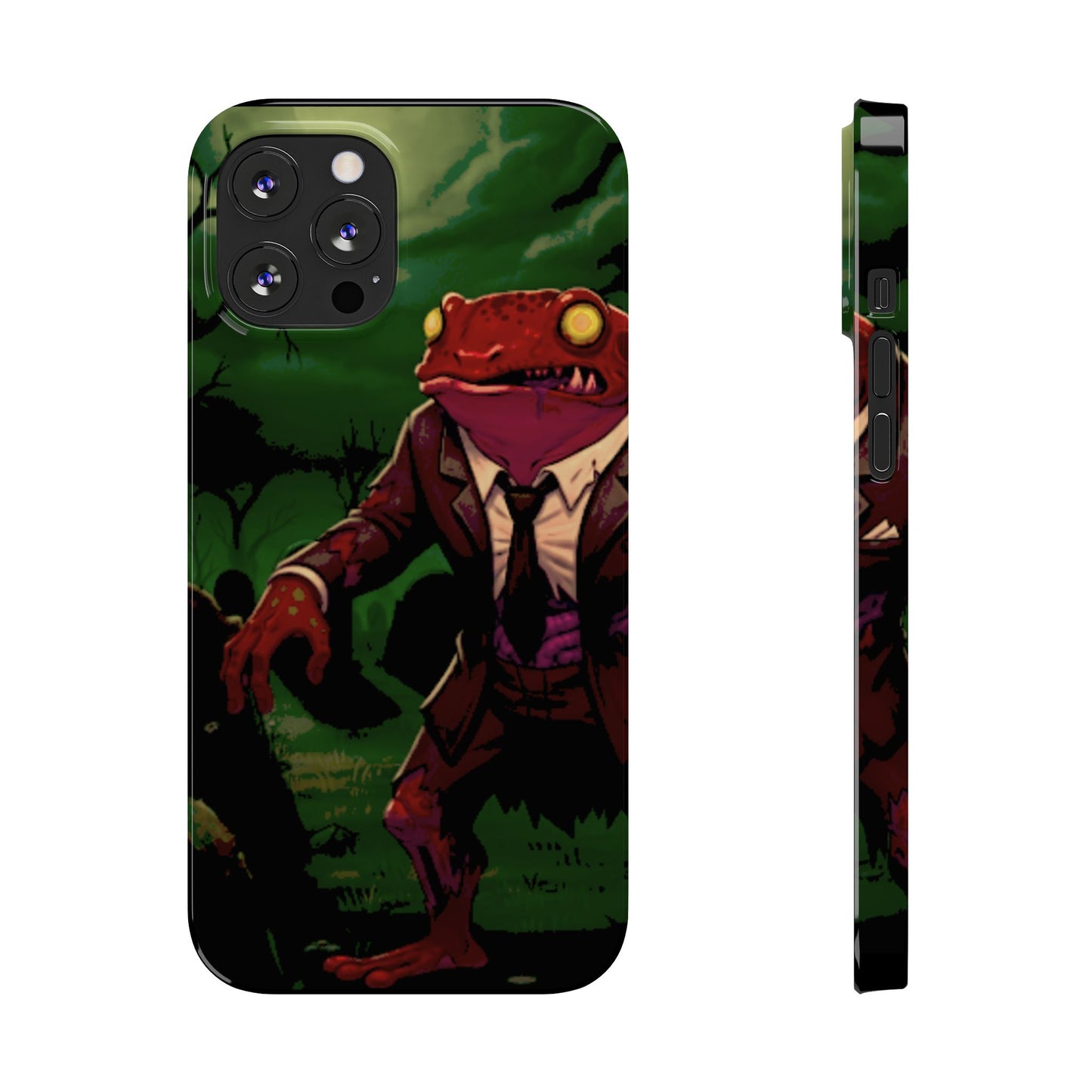 Halloween Agent Quacks Series Slim Phone Cases - Zombie Goro Design