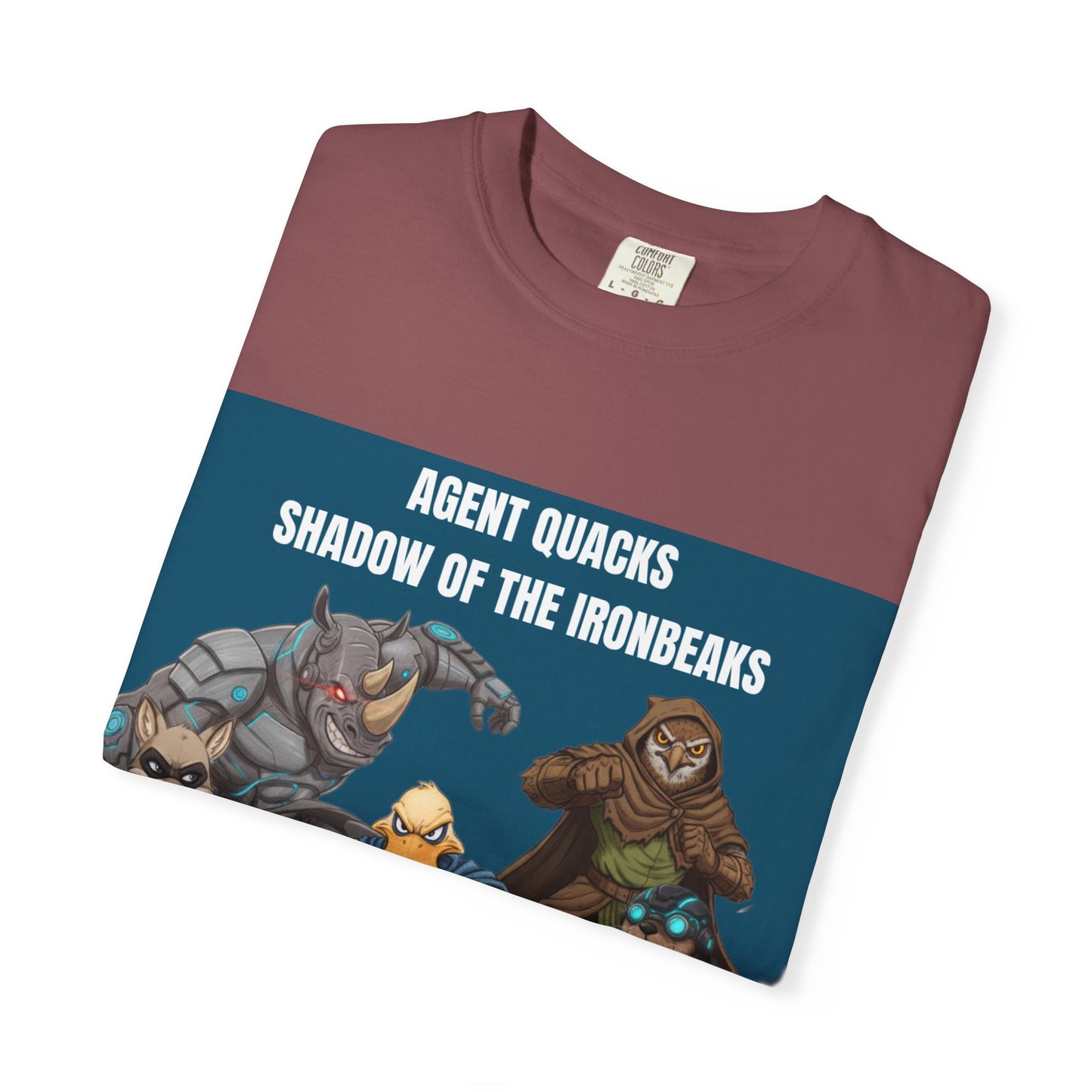 Agent Quacks – Shadow of the Iron Beaks | Unisex Garment-Dyed T-Shirt