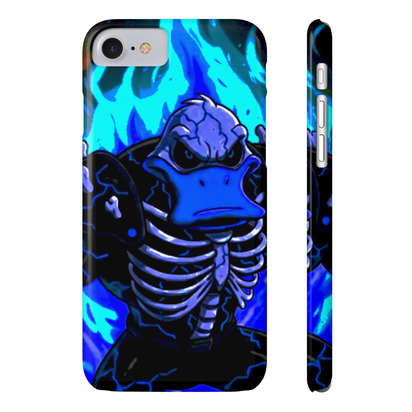 Halloween Agent Quacks Series Slim Phone Cases - Skeleton Quacks Design