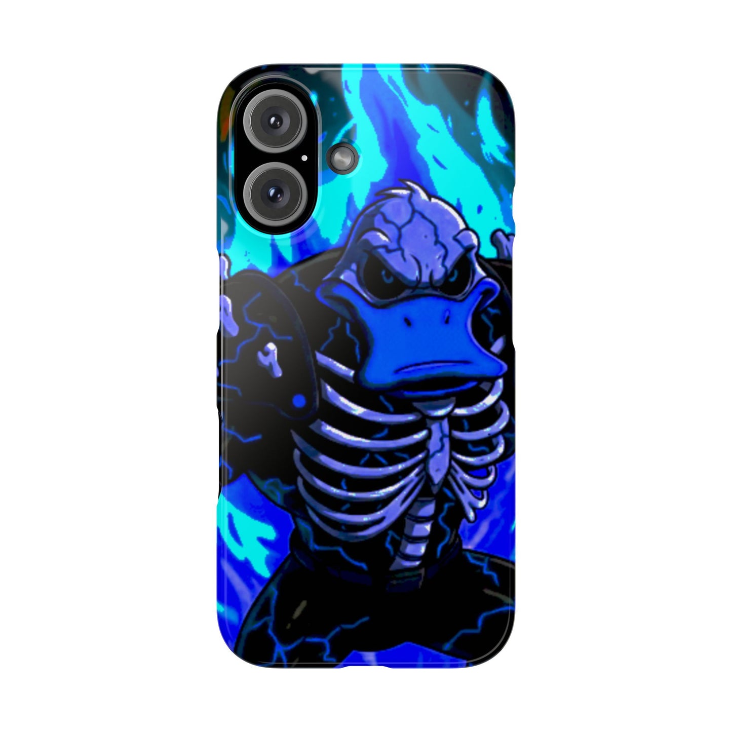 Halloween Agent Quacks Series Slim Phone Cases - Skeleton Quacks Design