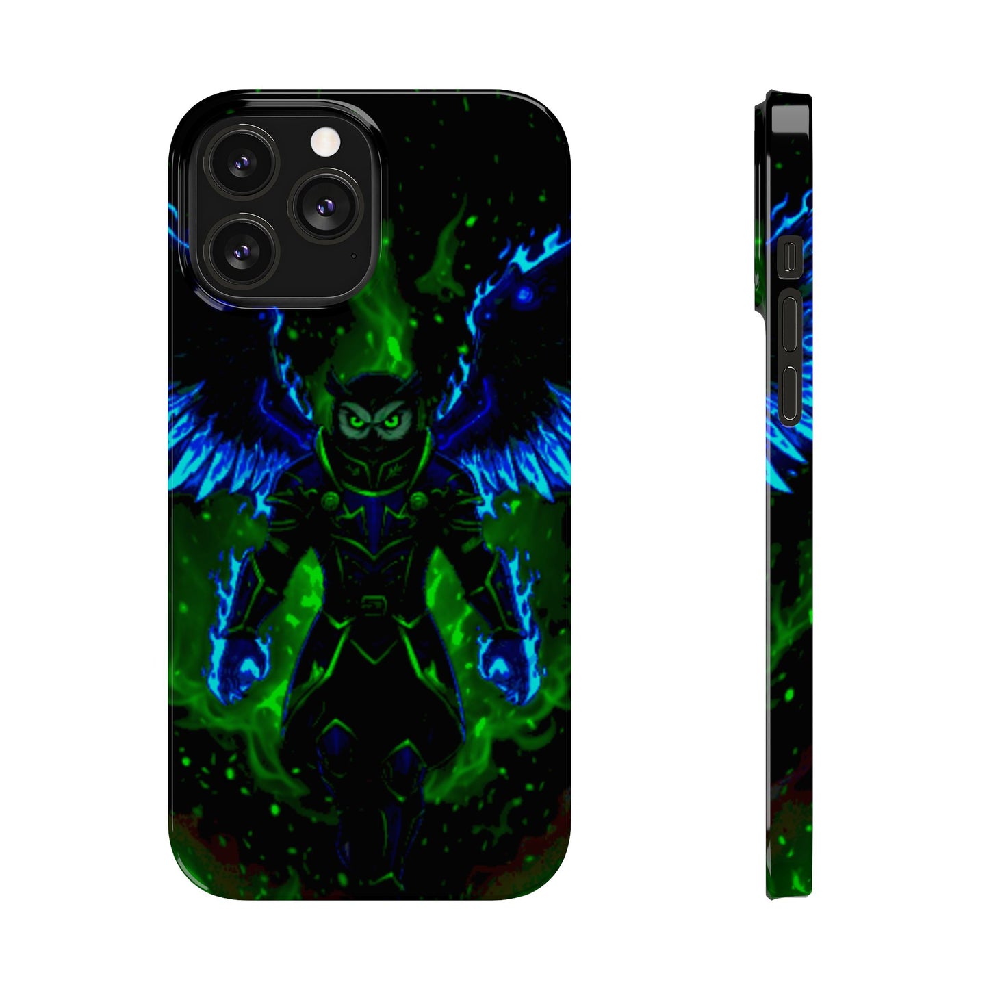 Halloween Agent Quacks Series Slim Phone Cases - Fiery General Onyx Design