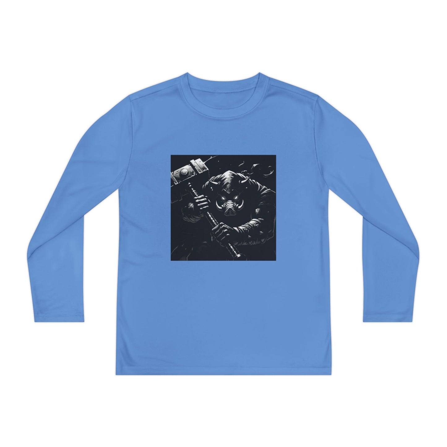 Agent Quacks Series Youth Long Sleeve Competitor Tee - Bloodtusk Design