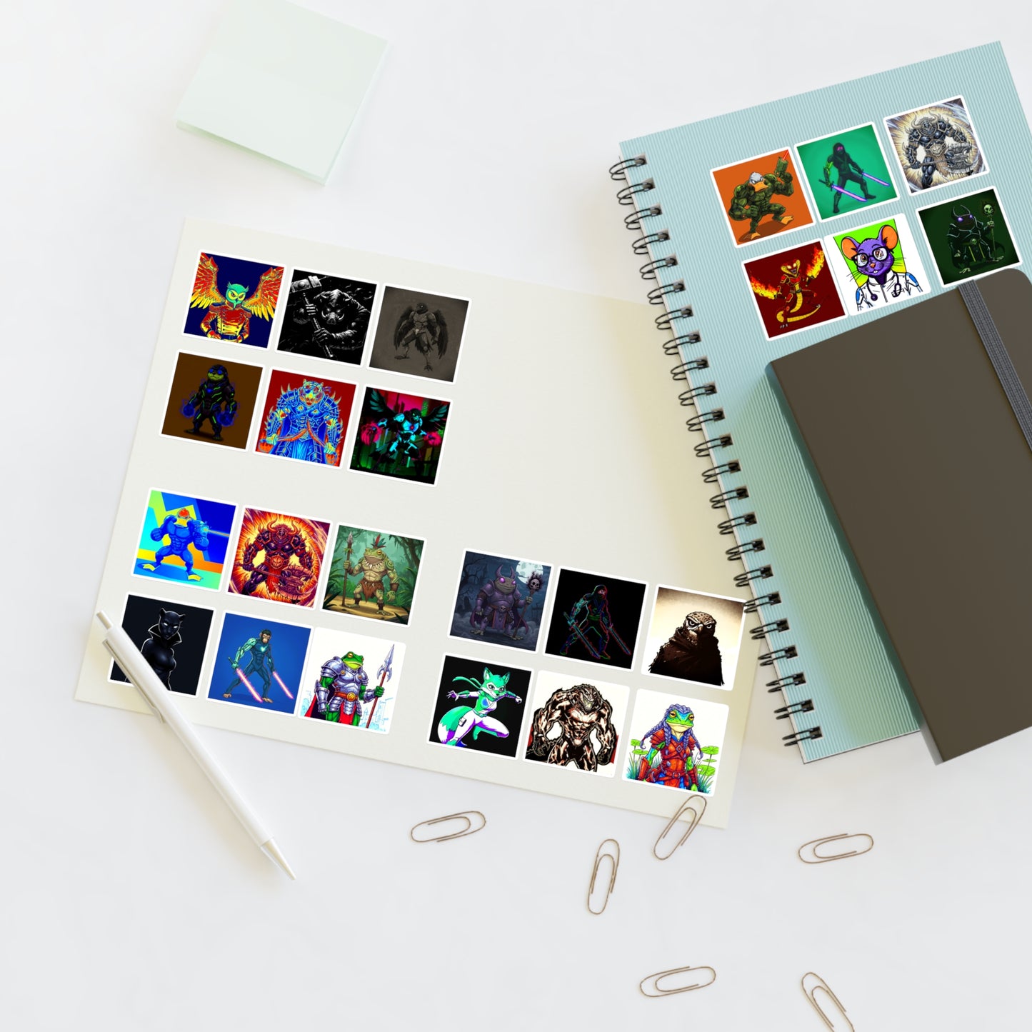 Agent Quacks Series Sticker Sheets