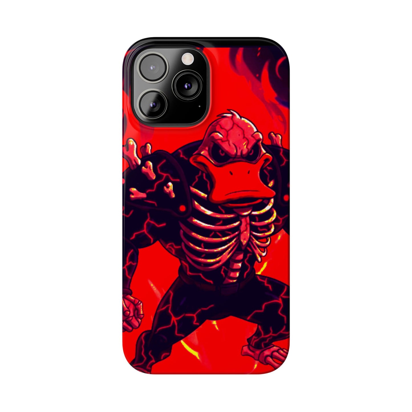 Halloween Agent Quacks Series Slim Phone Cases - Skeleton Quacks Design