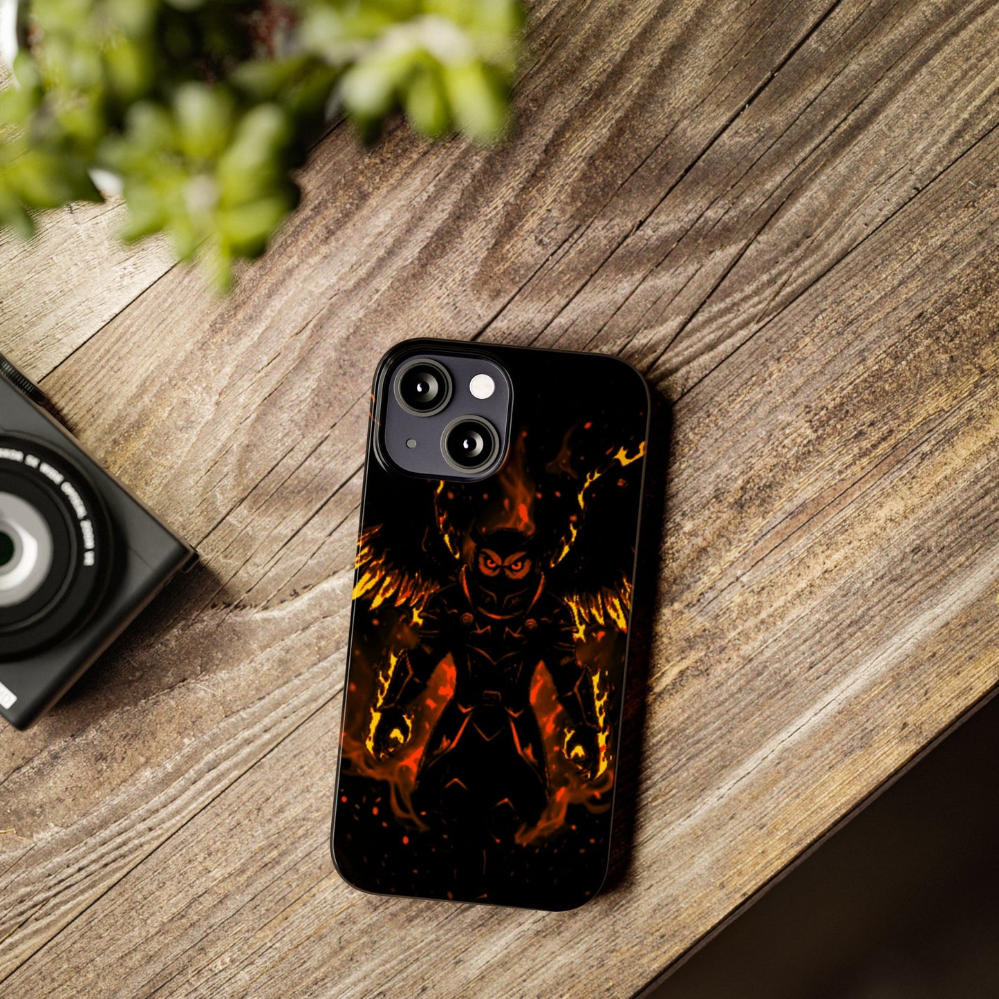 Halloween Agent Quacks Series Slim Phone Cases - Fiery General Onyx Design