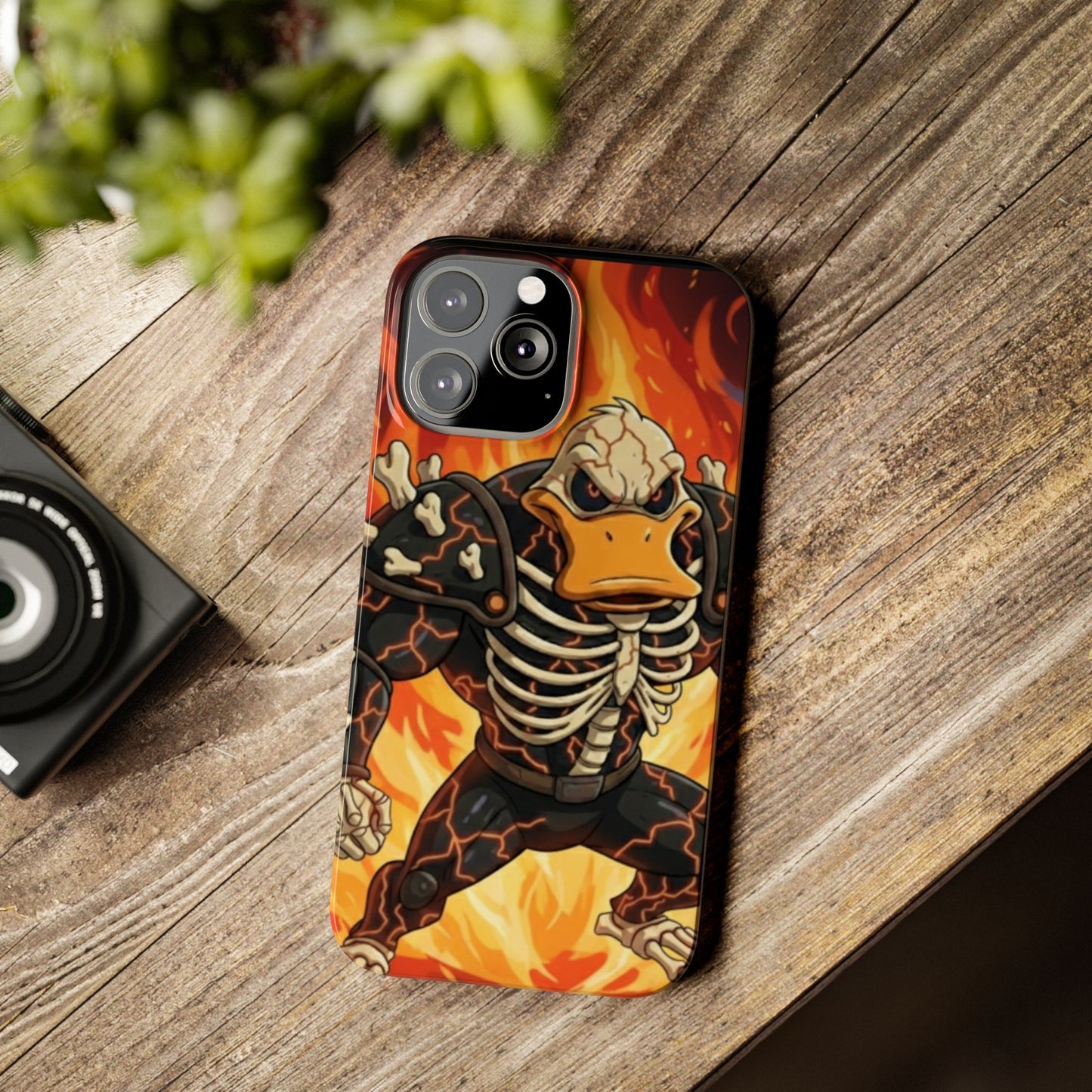 Halloween Agent Quacks Series Slim Phone Cases - Skeleton Quacks Design
