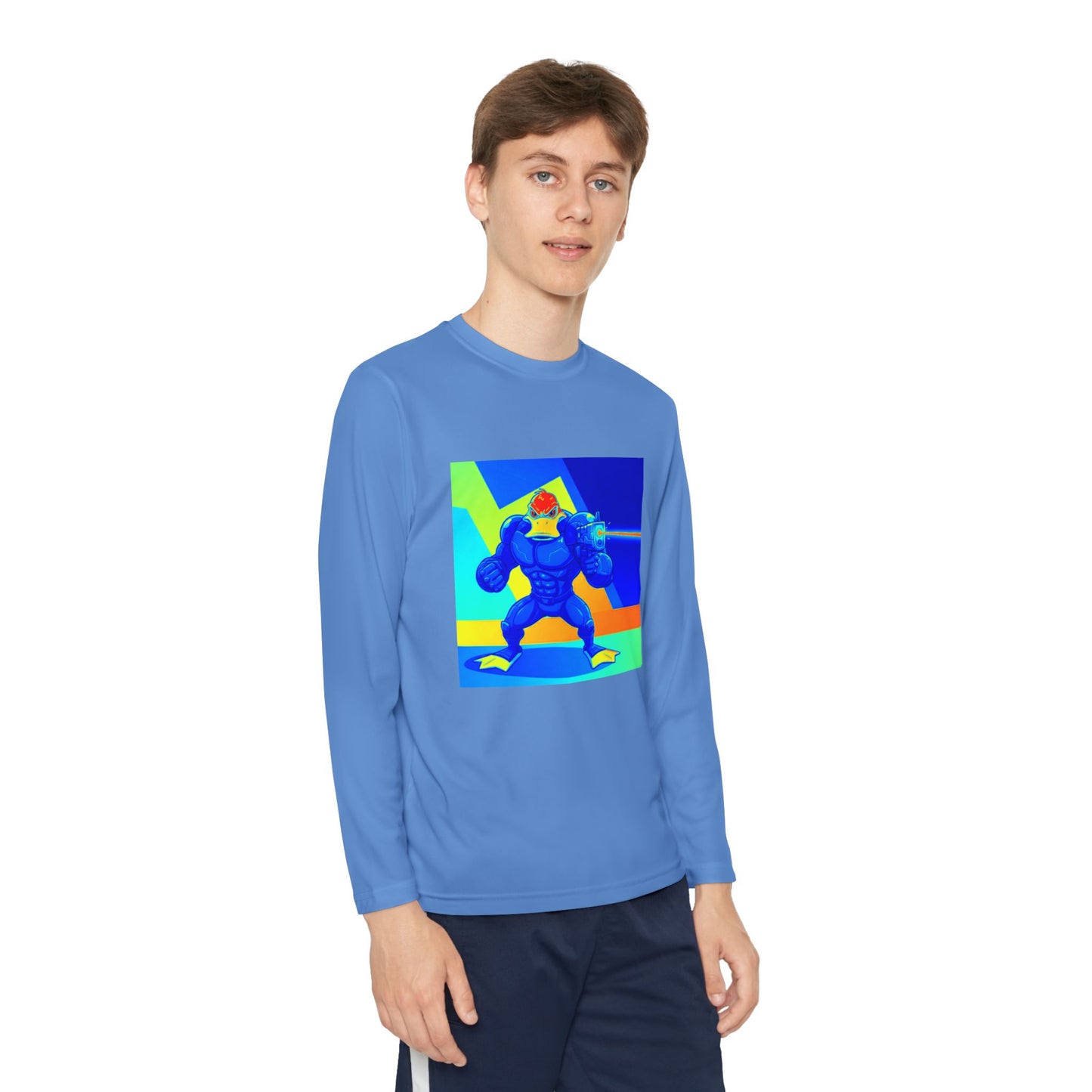 Agent Quacks Series Youth Long Sleeve Competitor Tee - Quacks Design