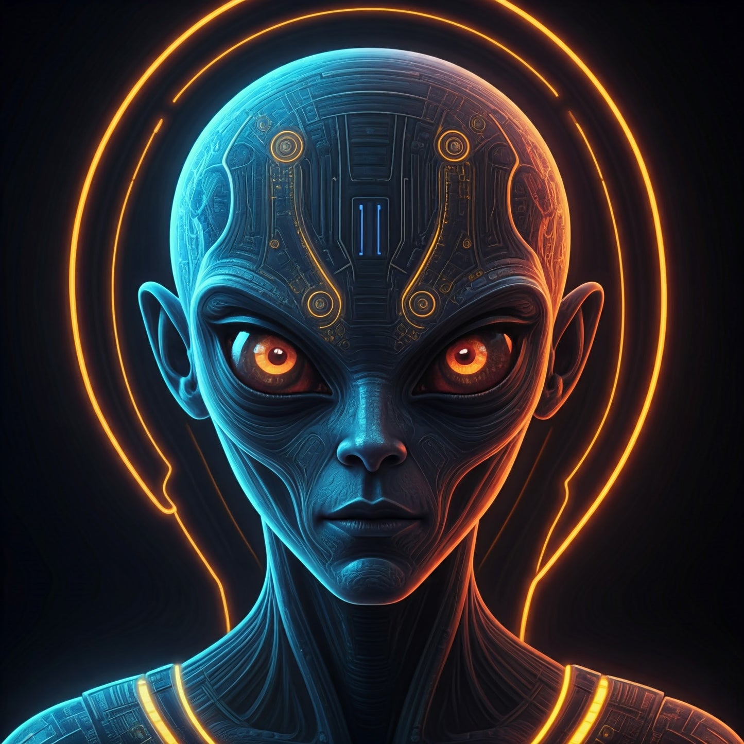 Alien Artwork Collection 8 Image Bundle