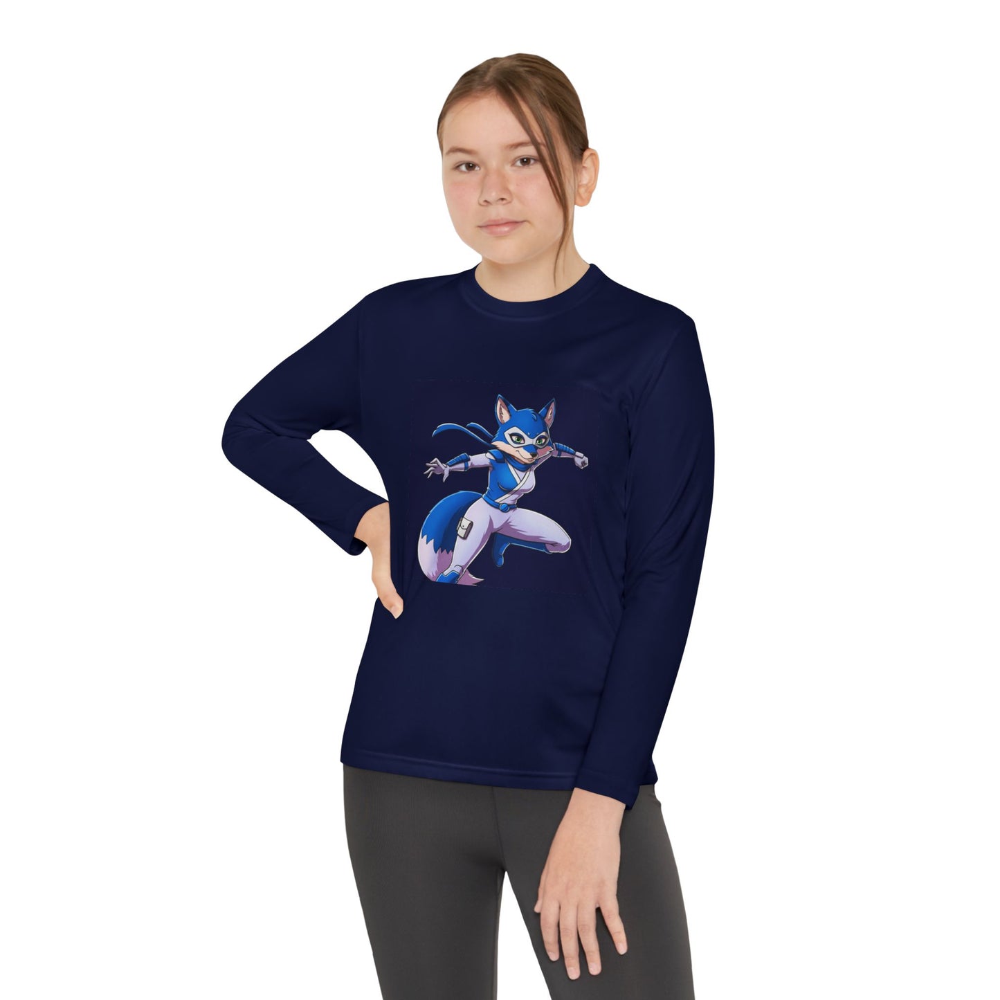 Agent Quacks Series Youth Long Sleeve Competitor Tee - Vixx Design