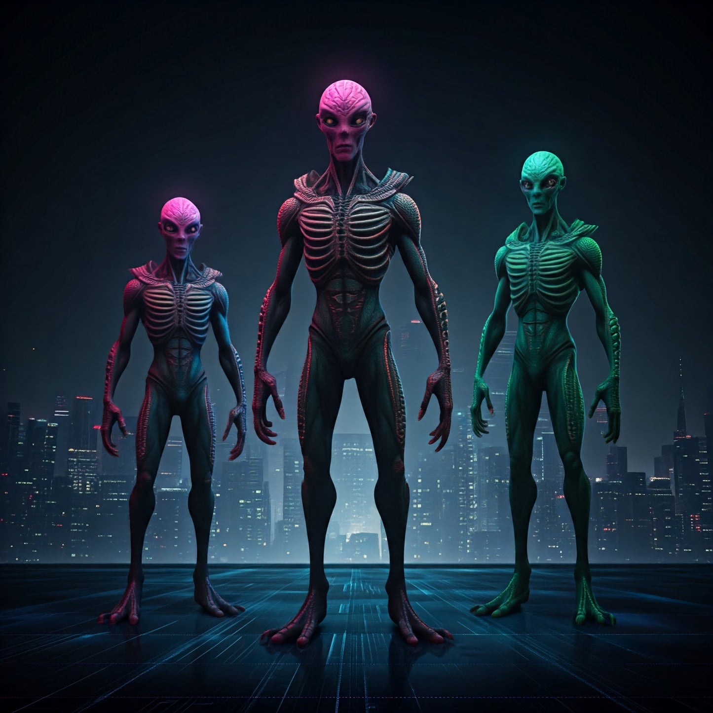 Alien Artwork Collection 8 Image Bundle
