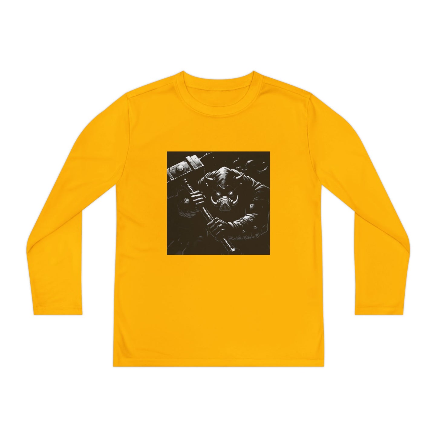 Agent Quacks Series Youth Long Sleeve Competitor Tee - Bloodtusk Design