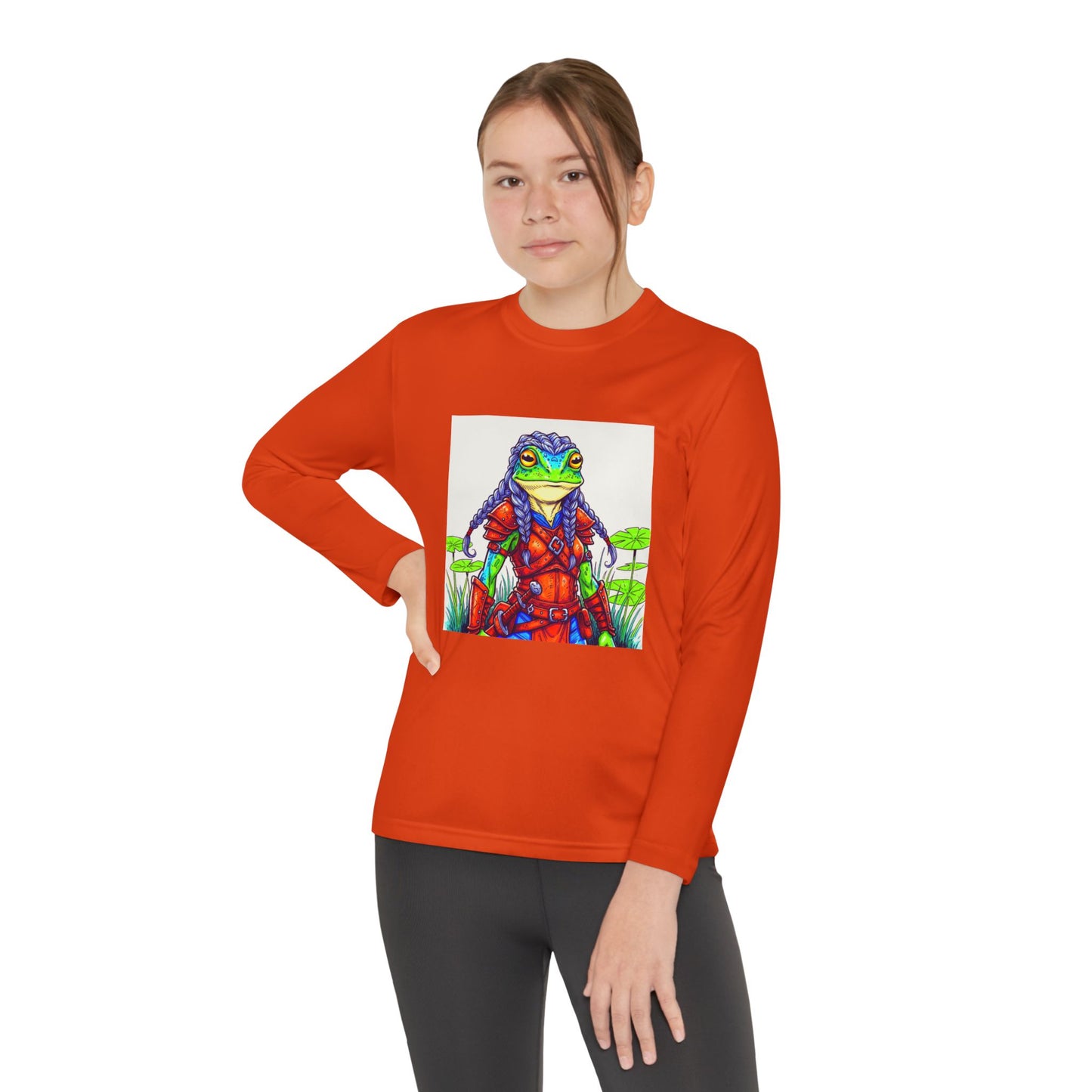 Agent Quacks Series Youth Long Sleeve Competitor Tee - Sarella Design