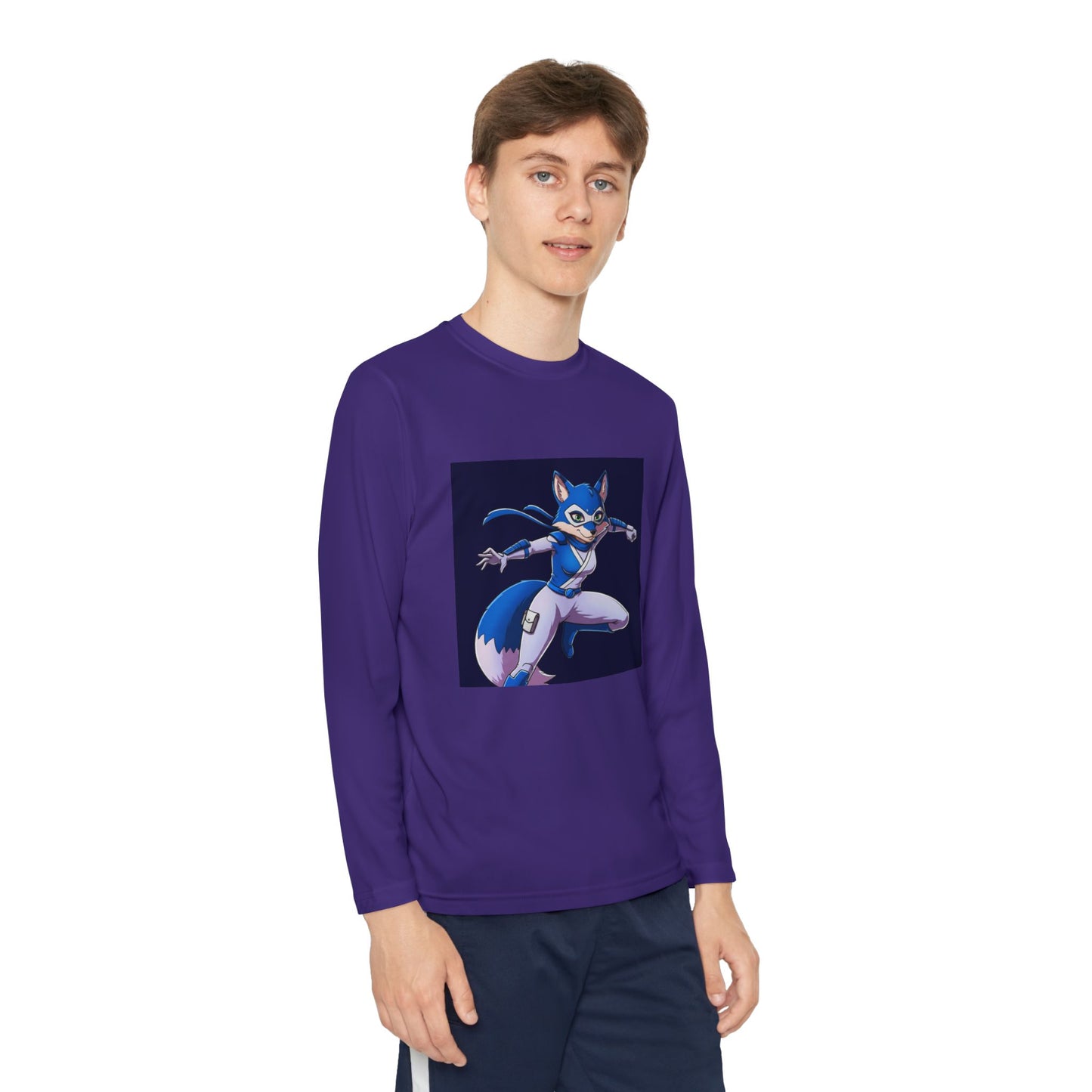 Agent Quacks Series Youth Long Sleeve Competitor Tee - Vixx Design