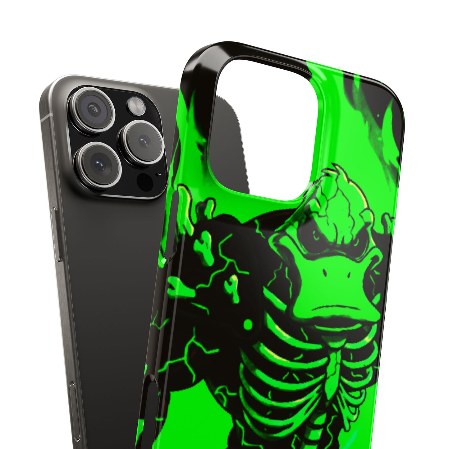Halloween Agent Quacks Series Slim Phone Cases - Skeleton Quacks Design
