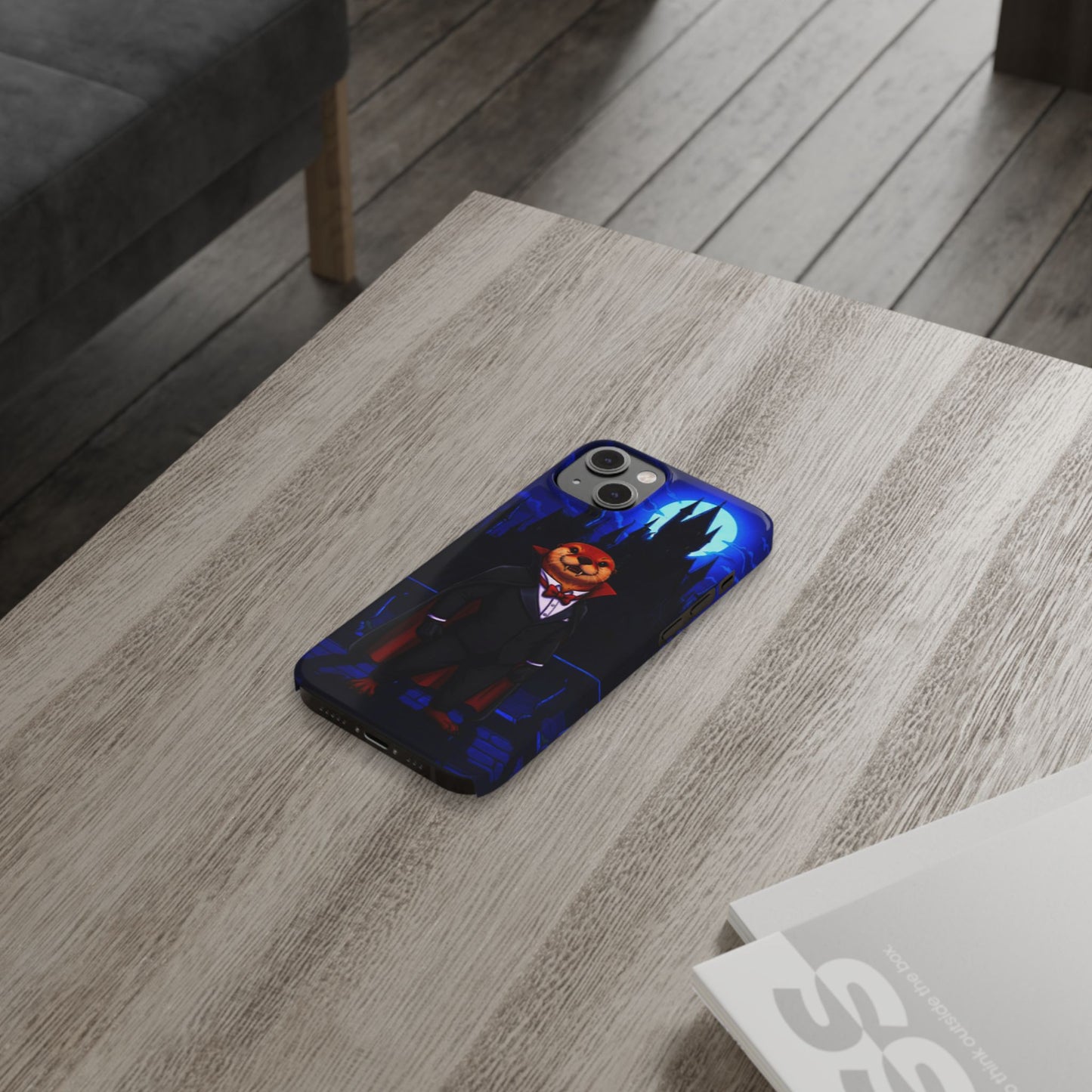 Halloween Agent Quacks Series Slim Phone Cases - Vampire Gearshift Design