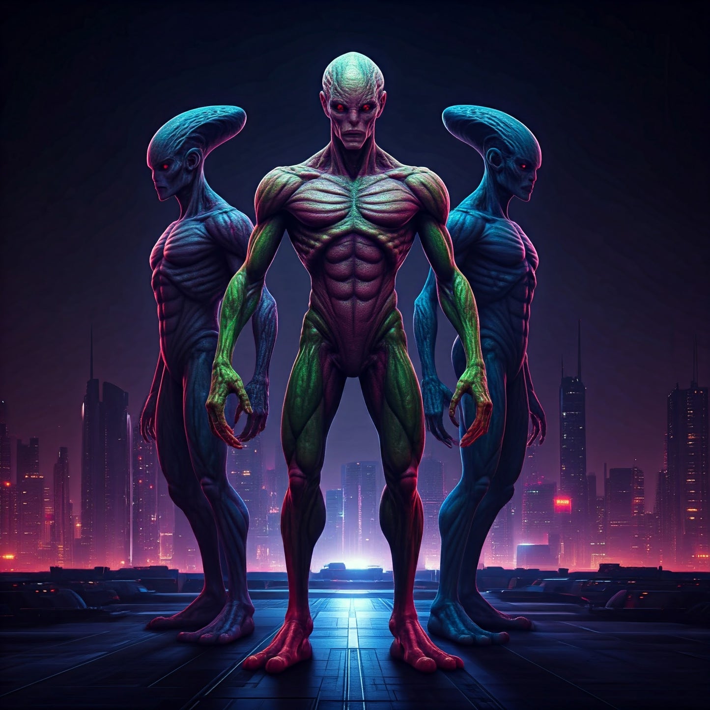 Alien Artwork Collection 8 Image Bundle