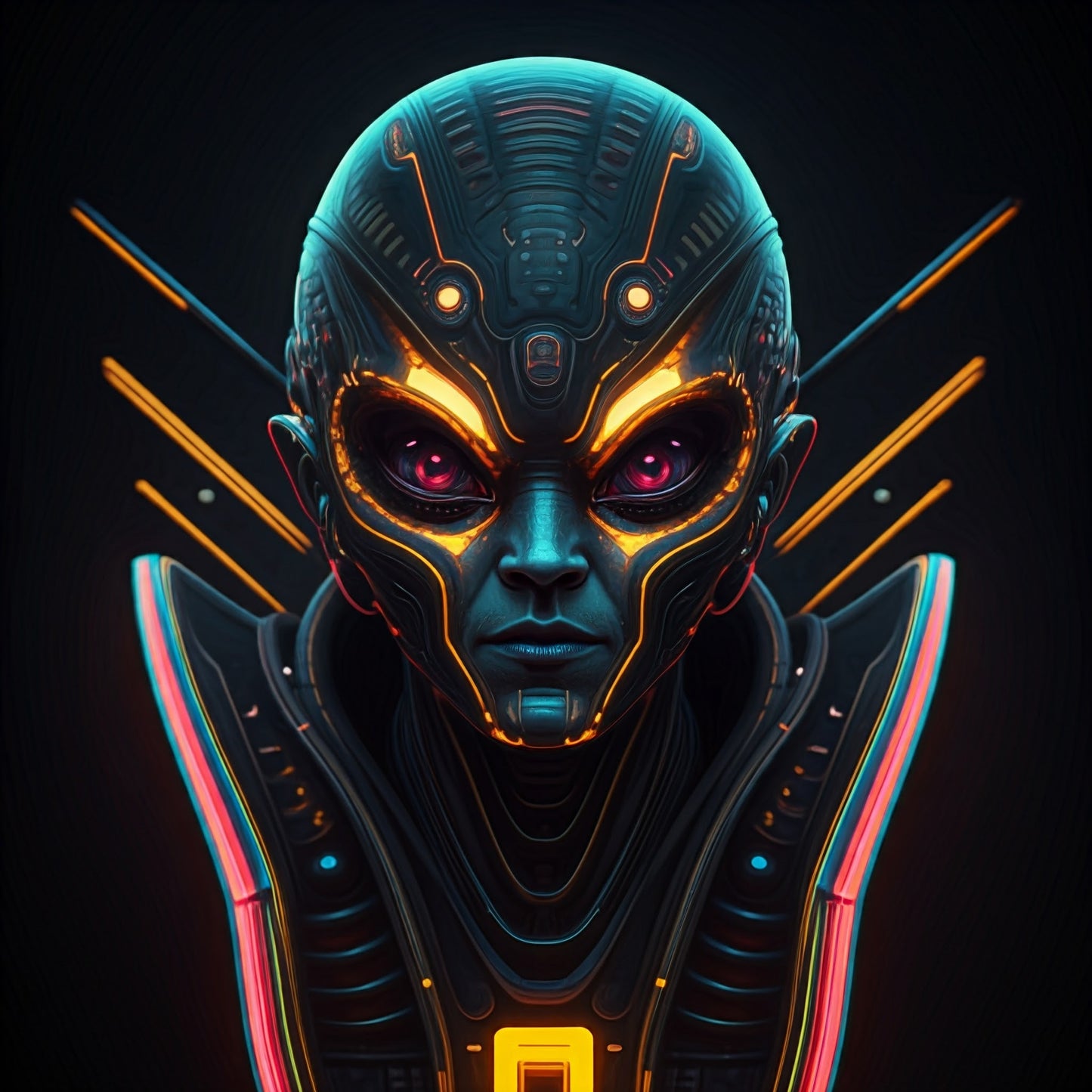Alien Artwork Collection 8 Image Bundle