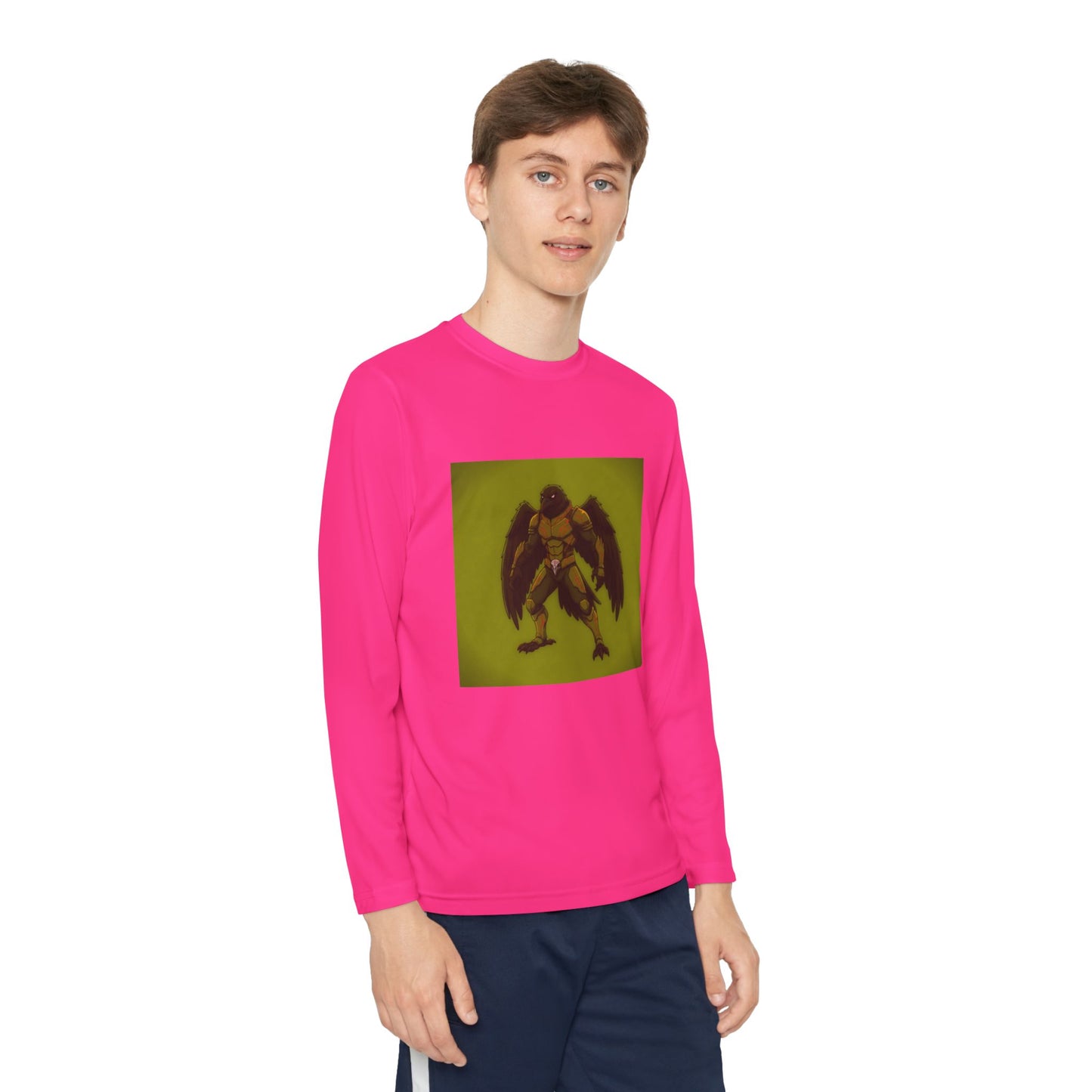 Agent Quacks Series Youth Long Sleeve Competitor Tee - Nightclaw Design