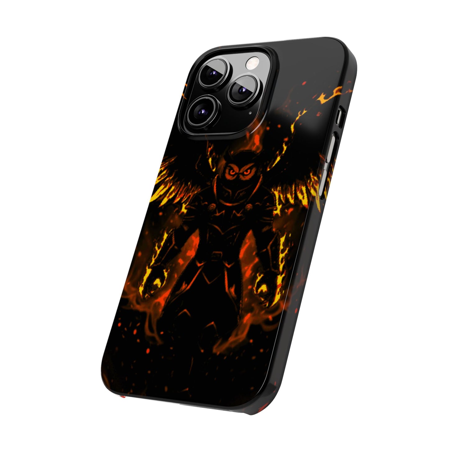 Halloween Agent Quacks Series Slim Phone Cases - Fiery General Onyx Design