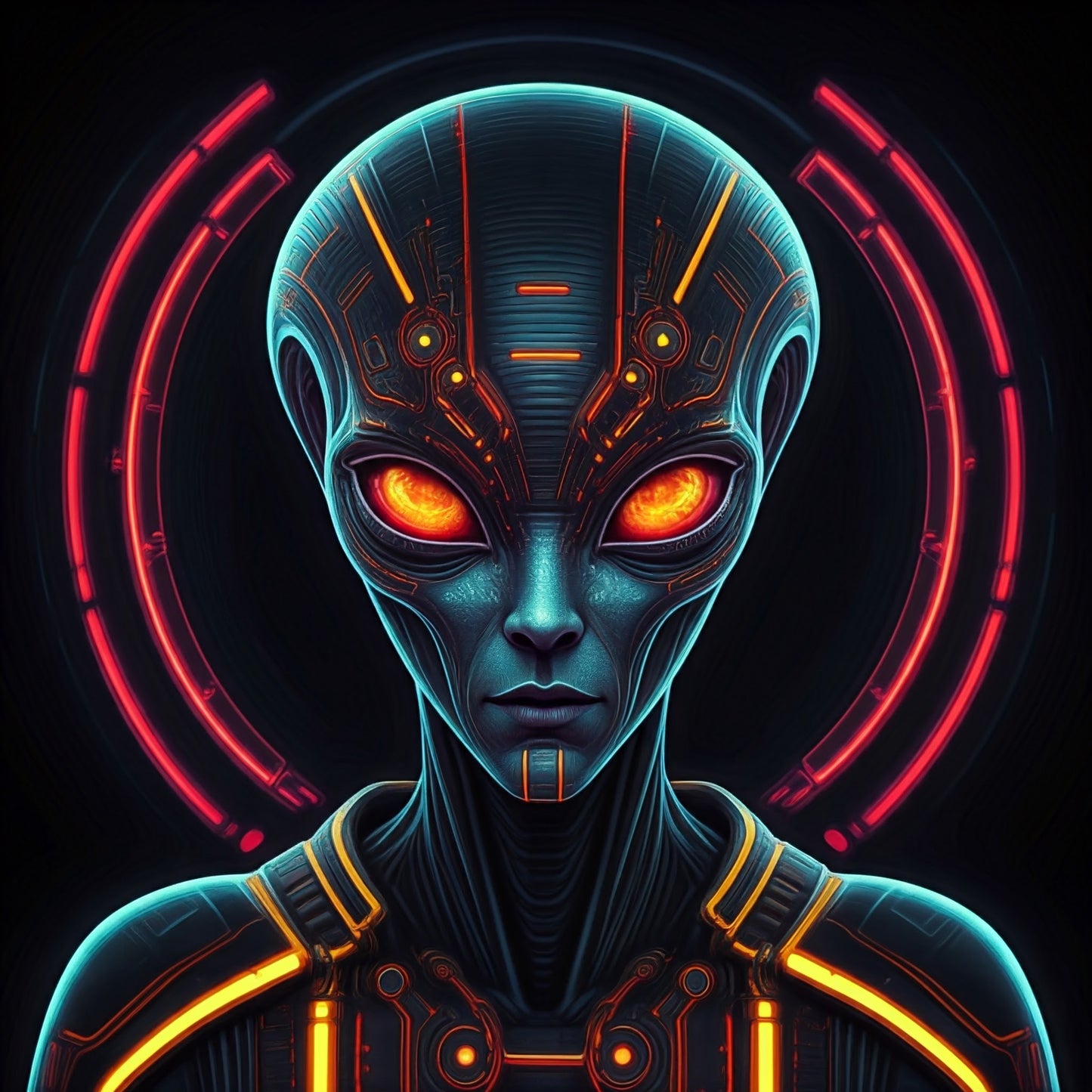 Alien Artwork Collection 8 Image Bundle