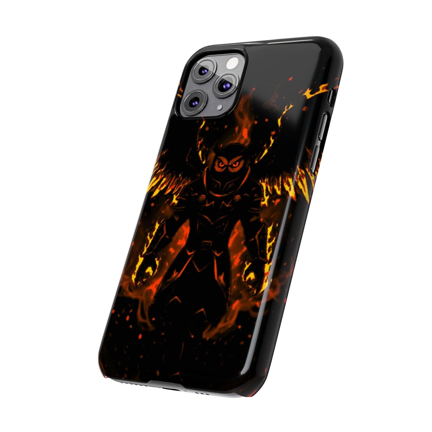 Halloween Agent Quacks Series Slim Phone Cases - Fiery General Onyx Design