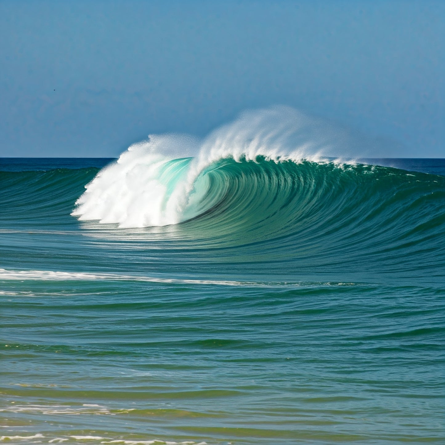 Wave Crashing Art Collection 6 Image Bundle