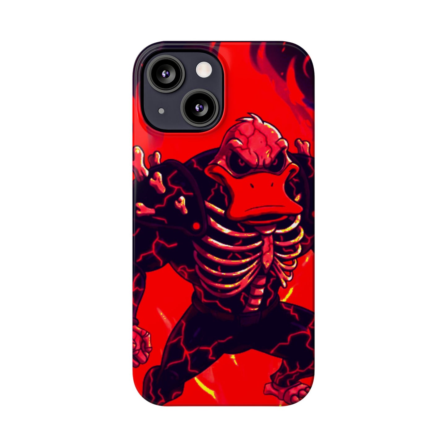 Halloween Agent Quacks Series Slim Phone Cases - Skeleton Quacks Design