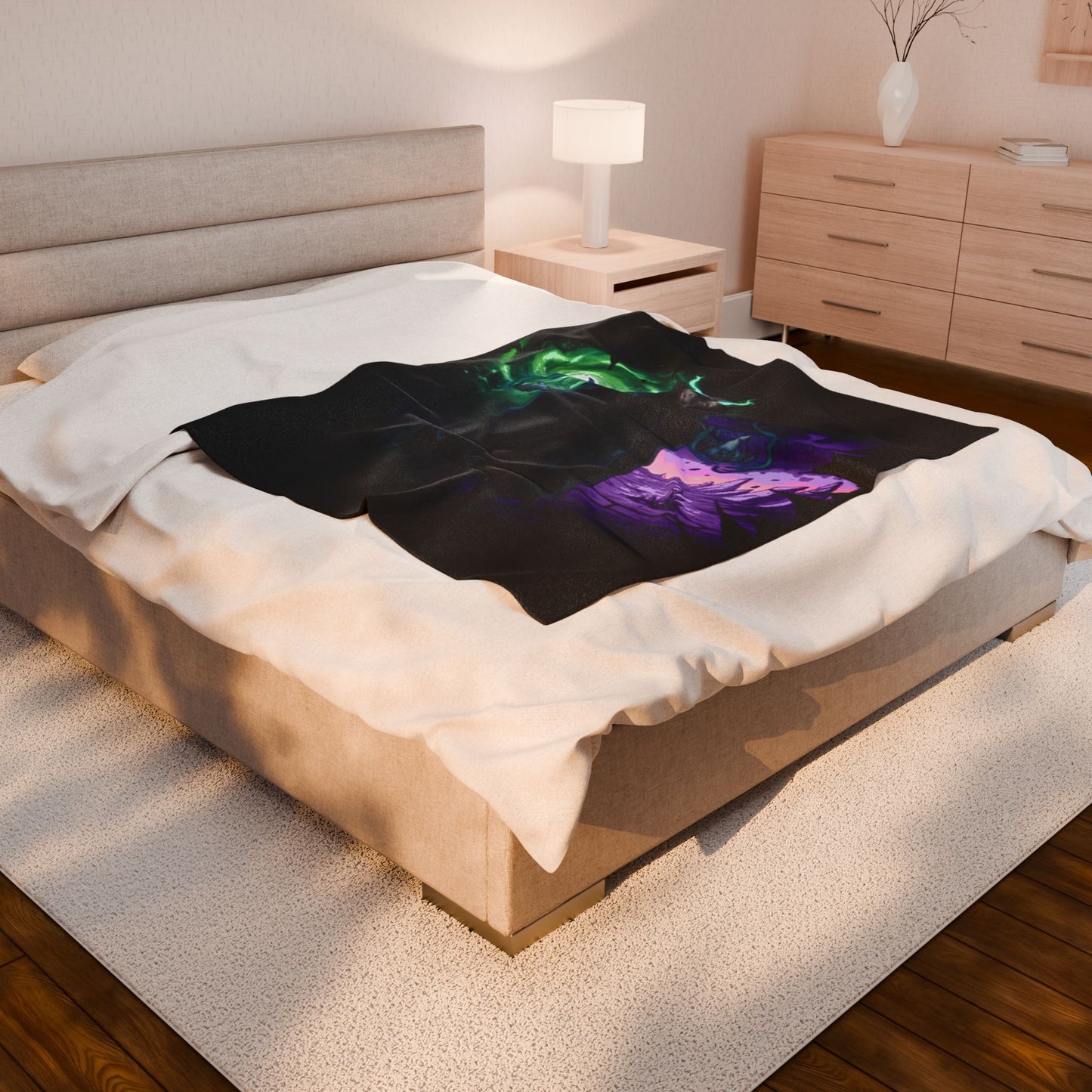 Halloween Agent Quacks Series Velveteen Plush Blanket - Wizard Talon Design