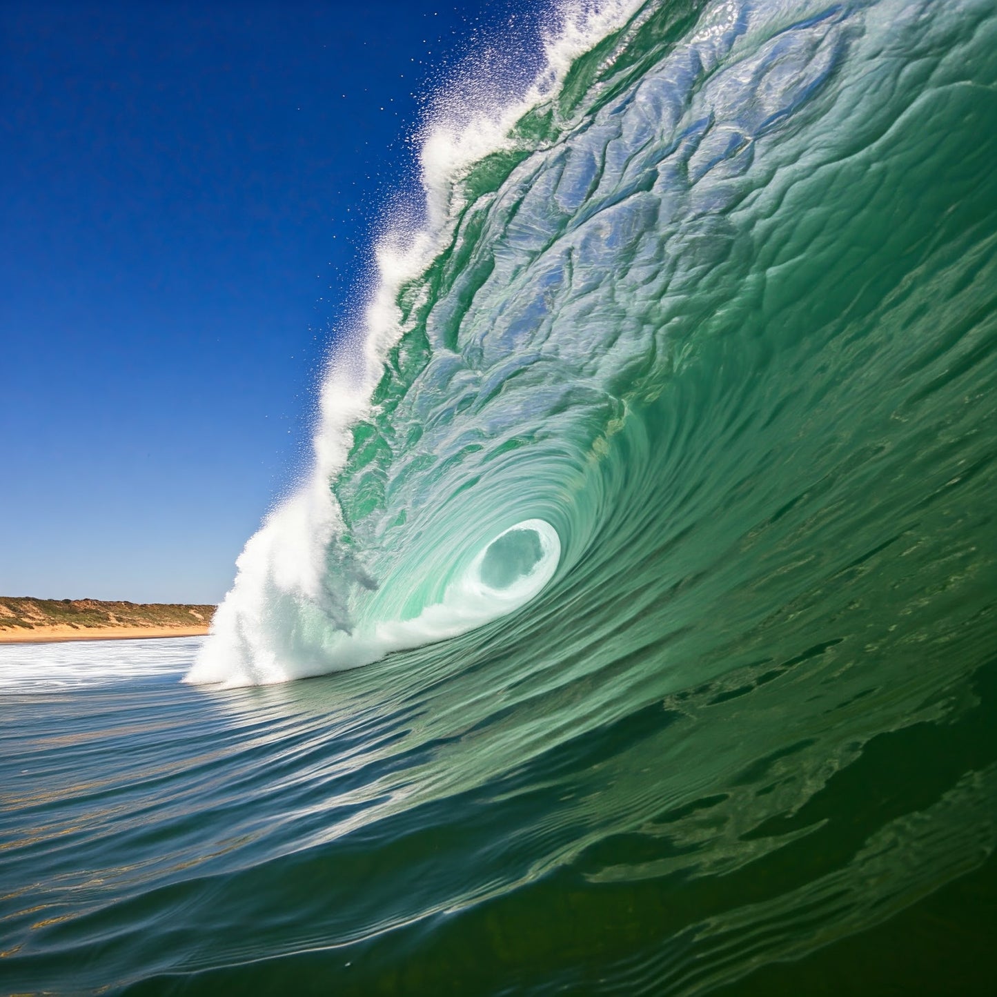 Wave Crashing Art Collection 6 Image Bundle
