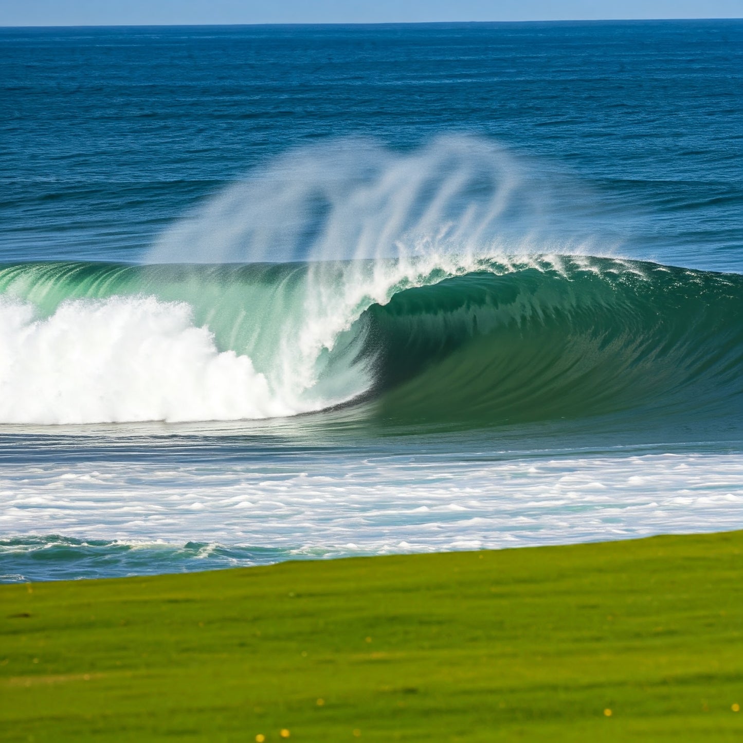 Wave Crashing Art Collection 6 Image Bundle