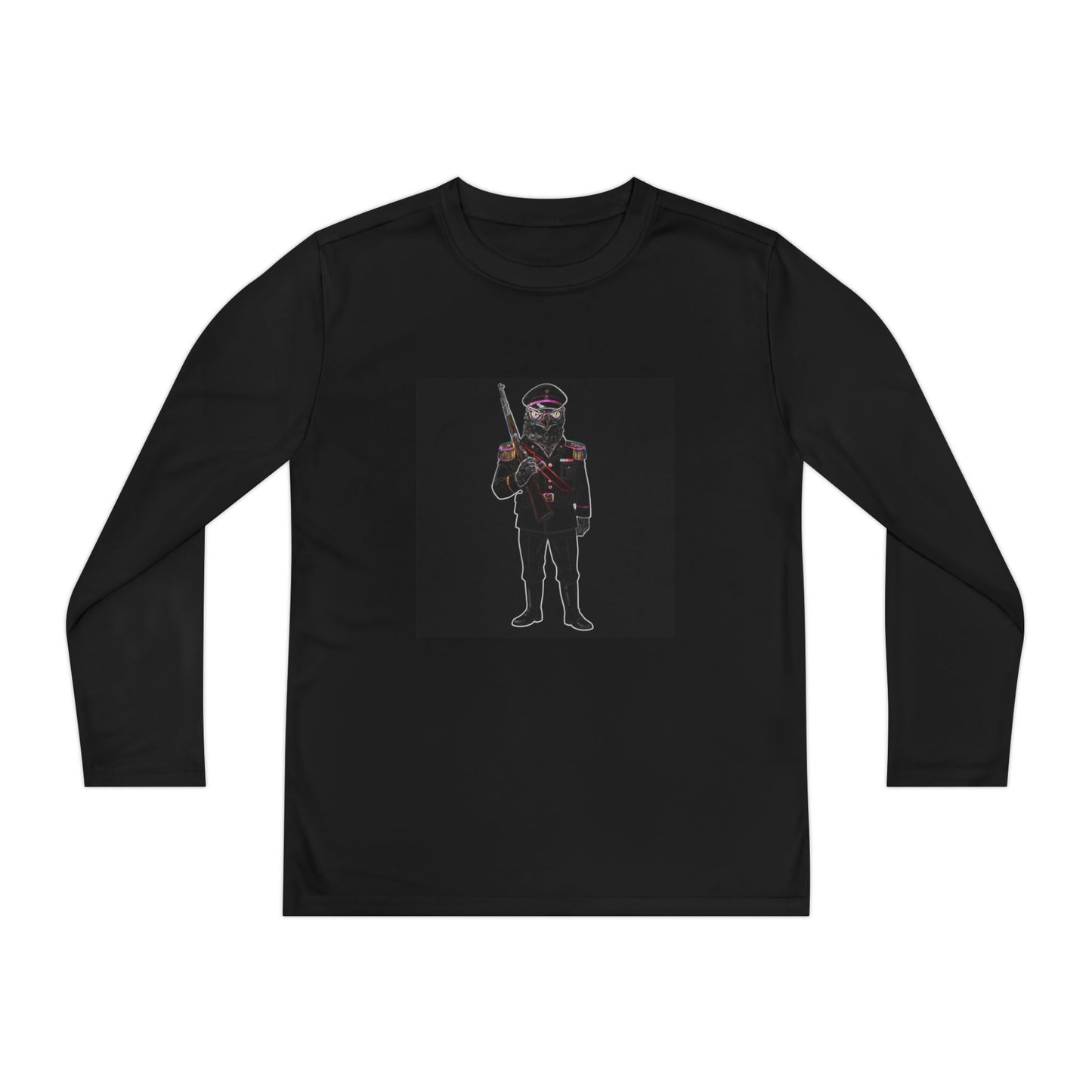 Agent Quacks Series Youth Long Sleeve Competitor Tee - General Talon Design
