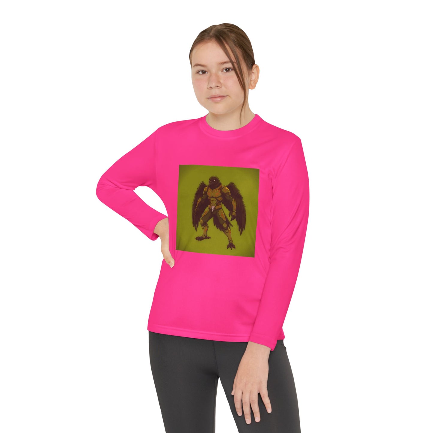 Agent Quacks Series Youth Long Sleeve Competitor Tee - Nightclaw Design