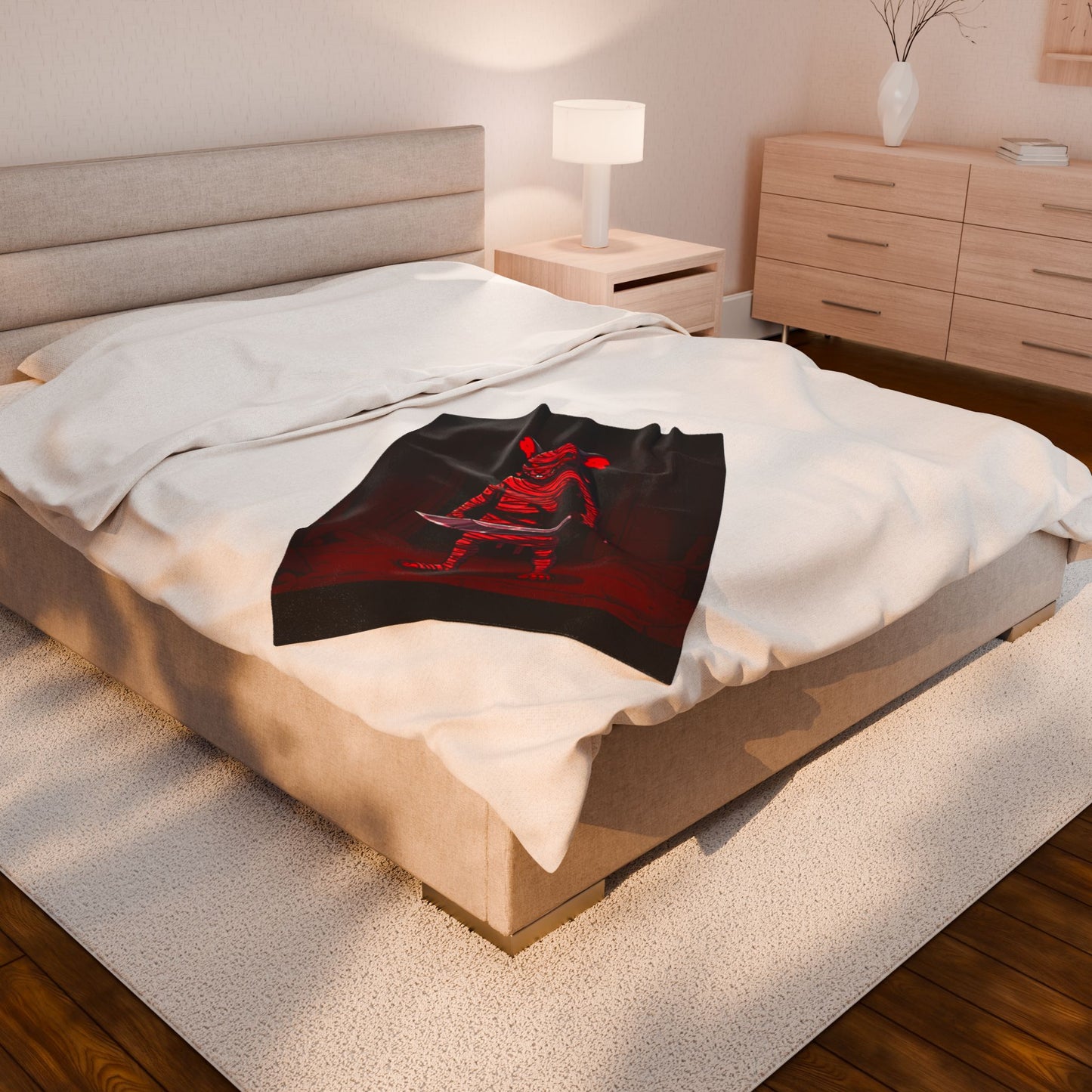 Halloween Agent Quacks Series Velveteen Plush Blanket - Mummy Dr Murn Design