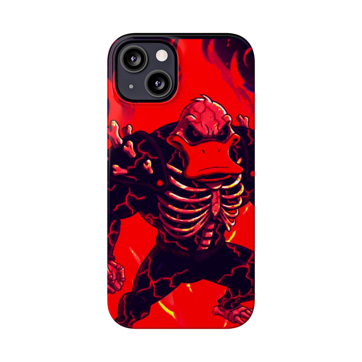 Halloween Agent Quacks Series Slim Phone Cases - Skeleton Quacks Design