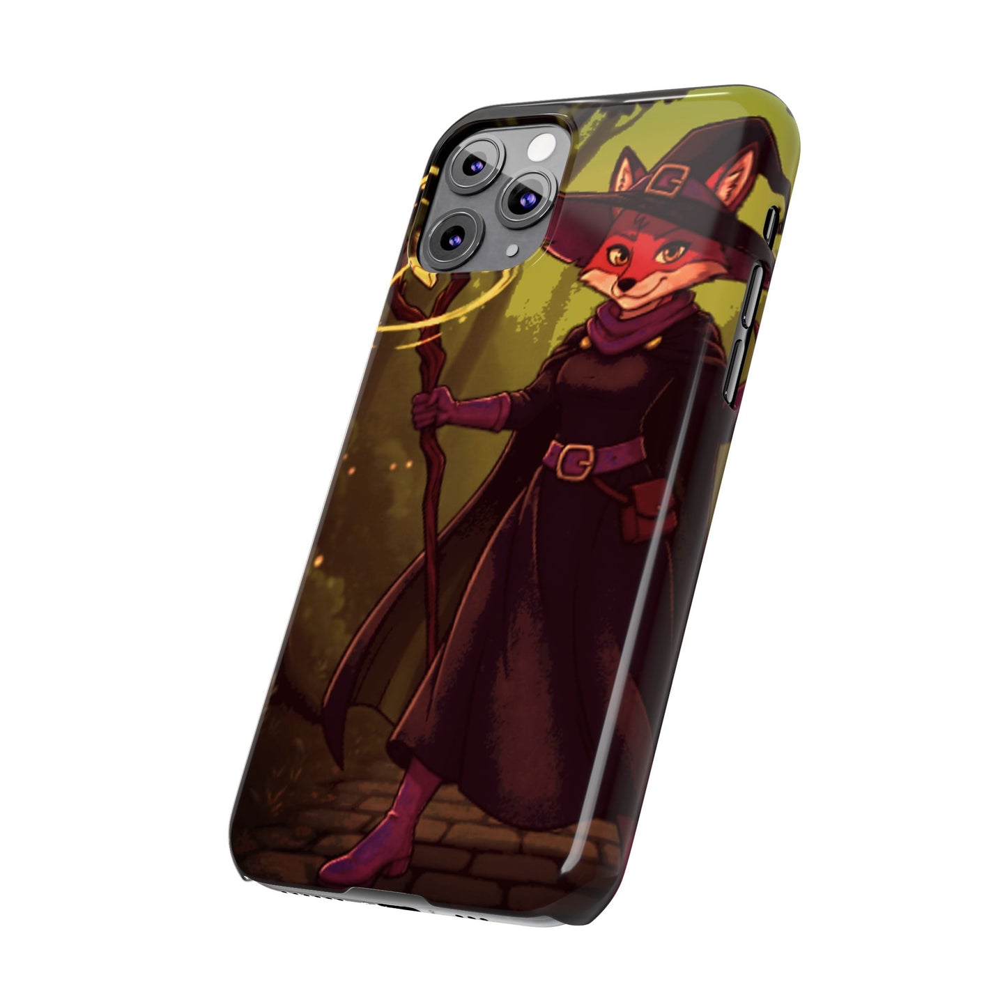 Halloween Agent Quacks Series Slim Phone Cases - Witch Vixx Design