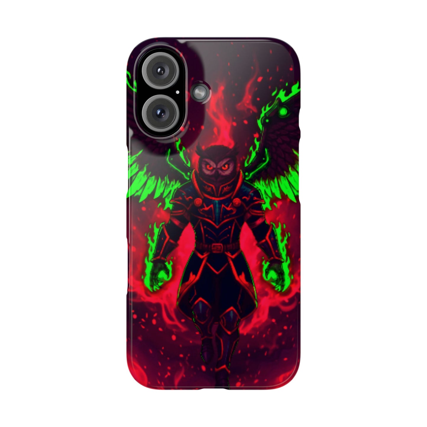 Halloween Agent Quacks Series Slim Phone Cases - Fiery General Onyx Design