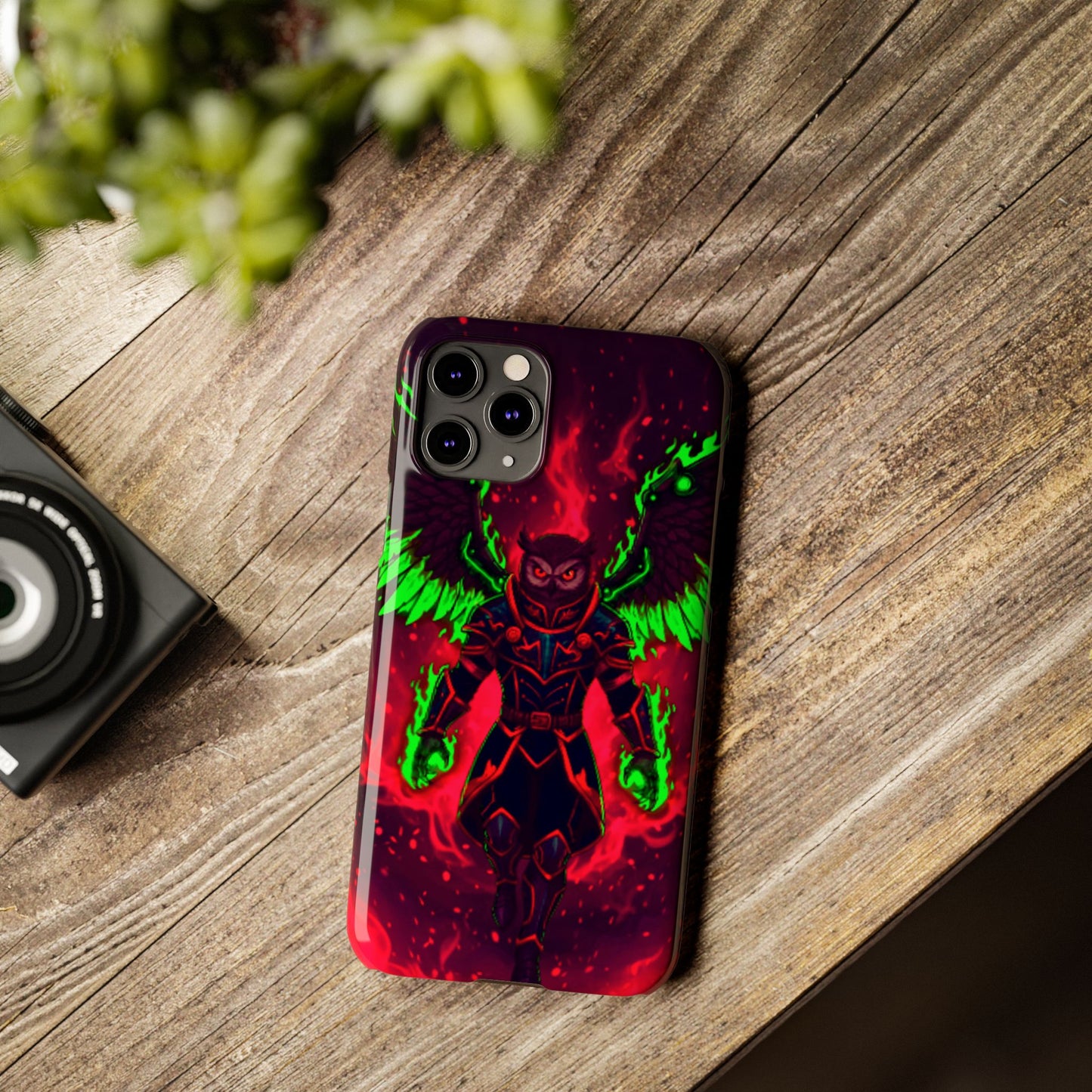 Halloween Agent Quacks Series Slim Phone Cases - Fiery General Onyx Design