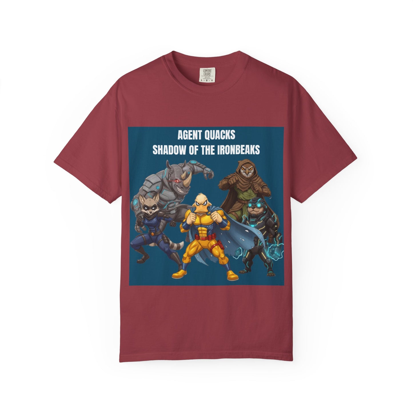 Agent Quacks – Shadow of the Iron Beaks | Unisex Garment-Dyed T-Shirt