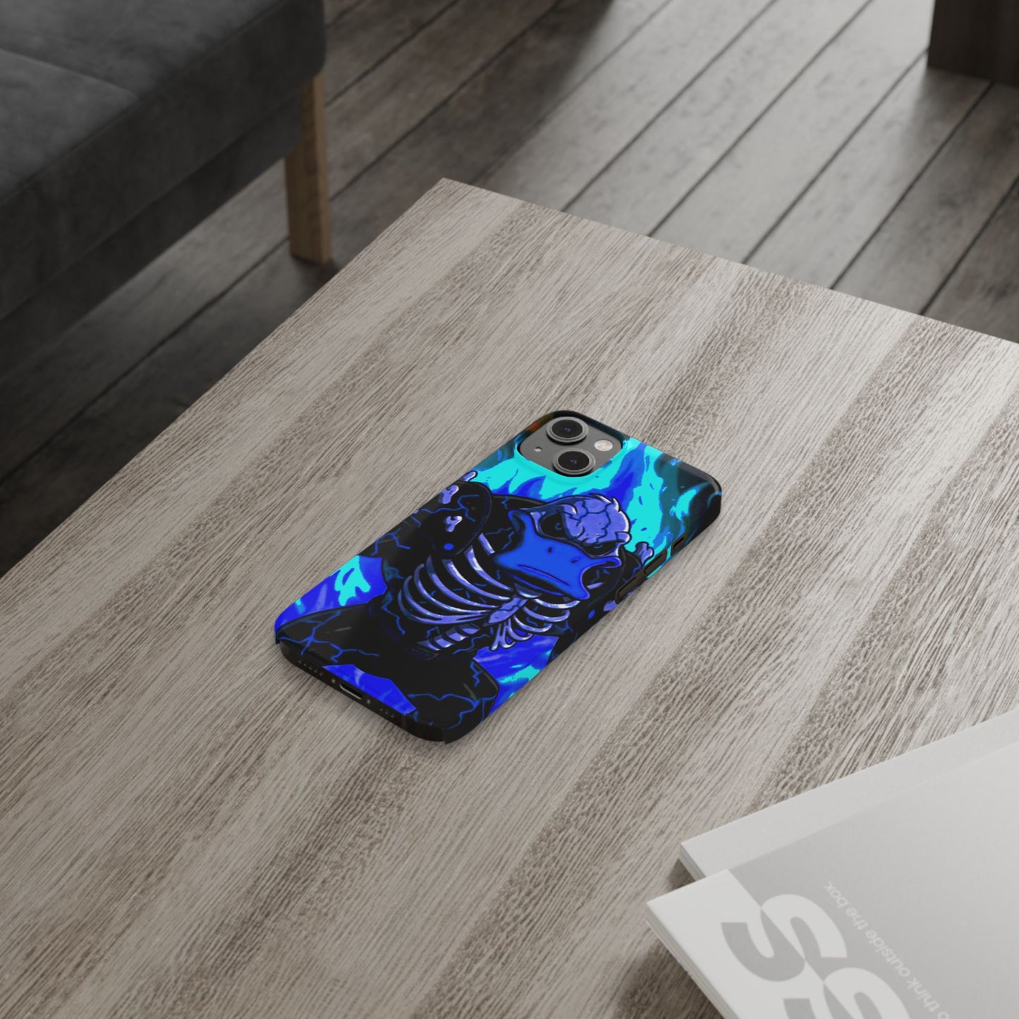 Halloween Agent Quacks Series Slim Phone Cases - Skeleton Quacks Design