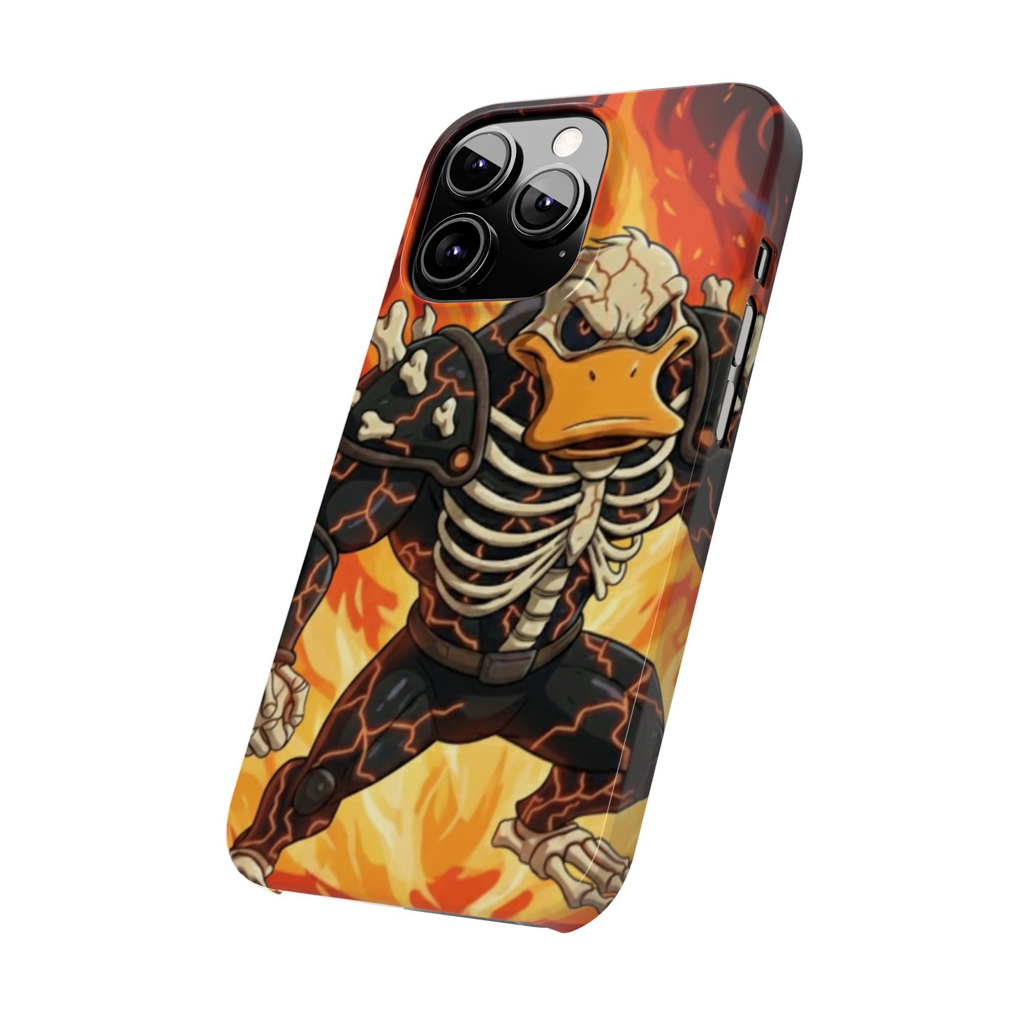 Halloween Agent Quacks Series Slim Phone Cases - Skeleton Quacks Design
