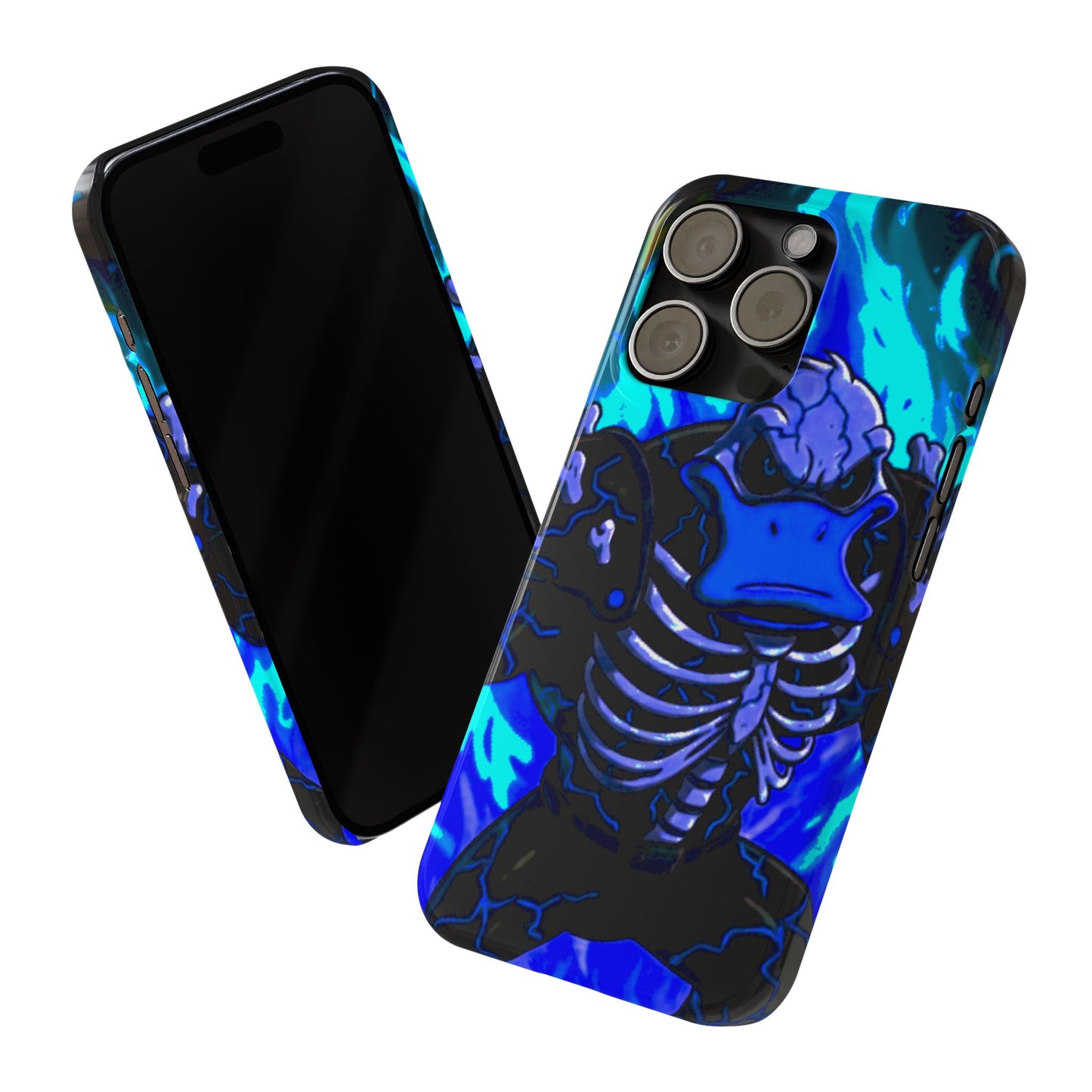 Halloween Agent Quacks Series Slim Phone Cases - Skeleton Quacks Design