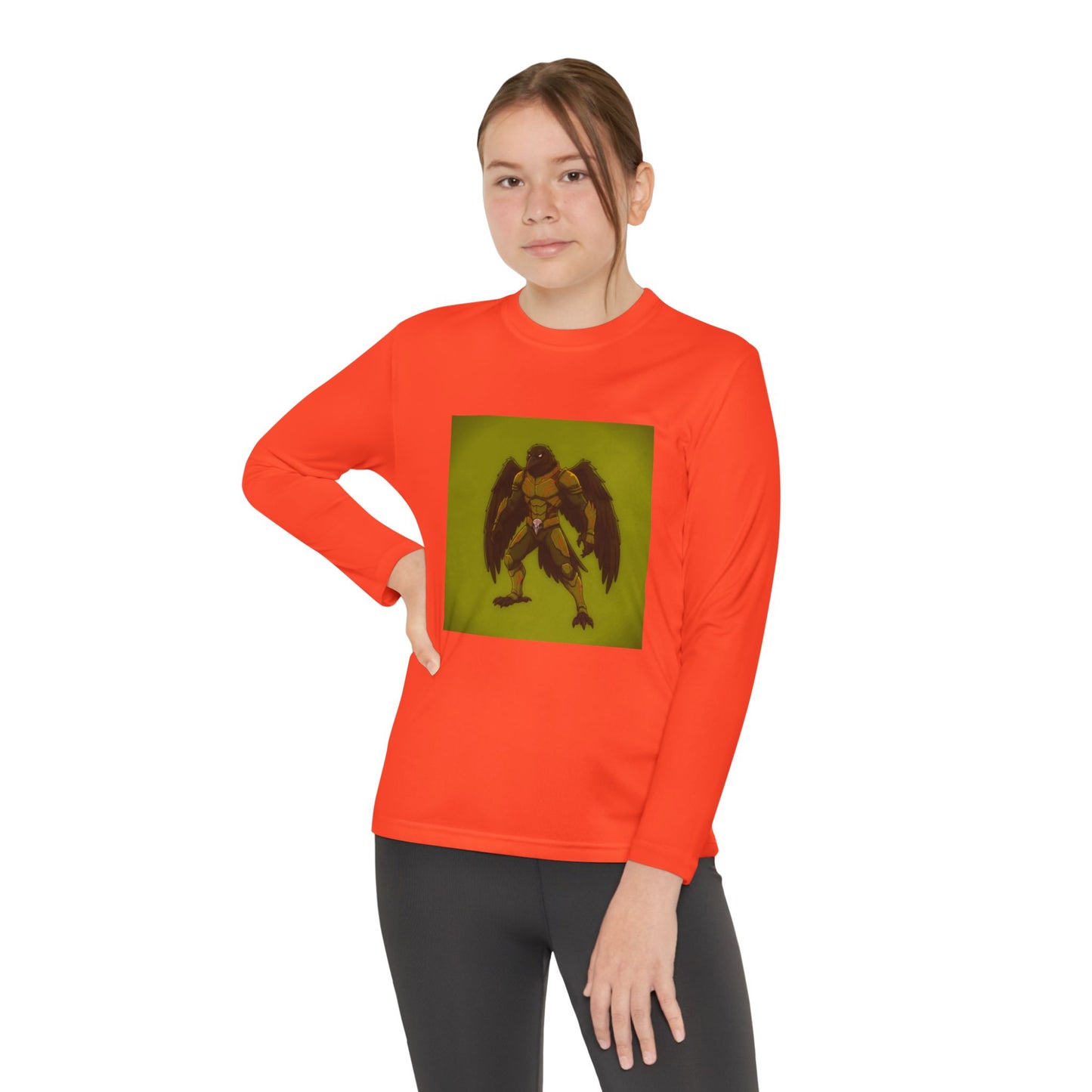 Agent Quacks Series Youth Long Sleeve Competitor Tee - Nightclaw Design