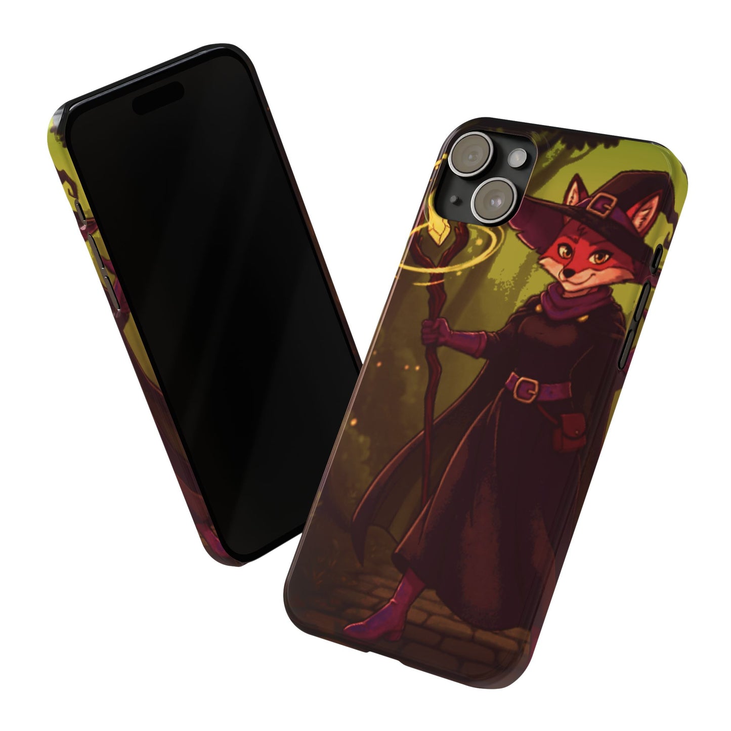 Halloween Agent Quacks Series Slim Phone Cases - Witch Vixx Design