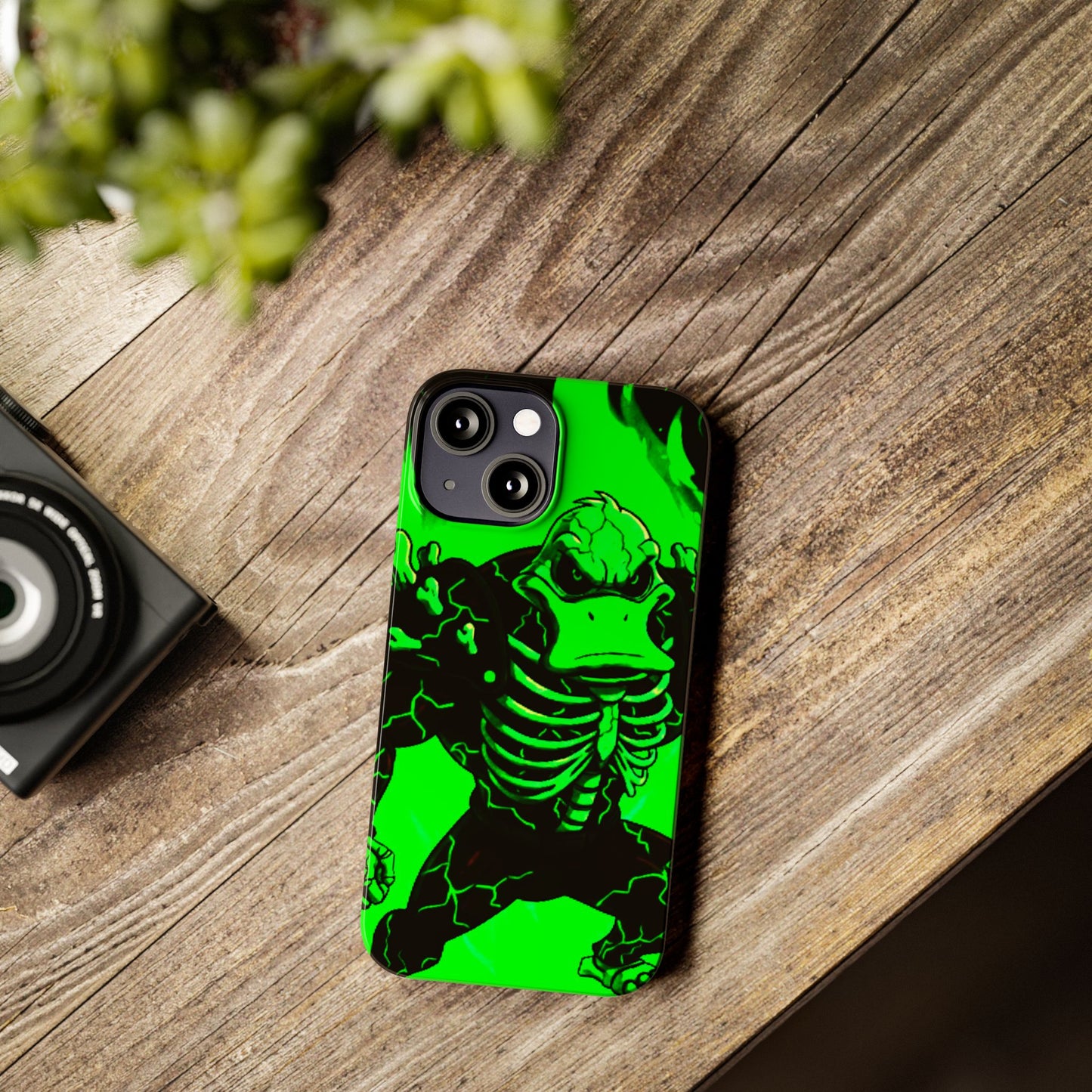 Halloween Agent Quacks Series Slim Phone Cases - Skeleton Quacks Design
