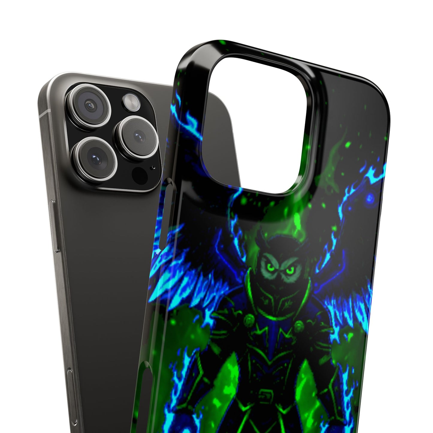 Halloween Agent Quacks Series Slim Phone Cases - Fiery General Onyx Design