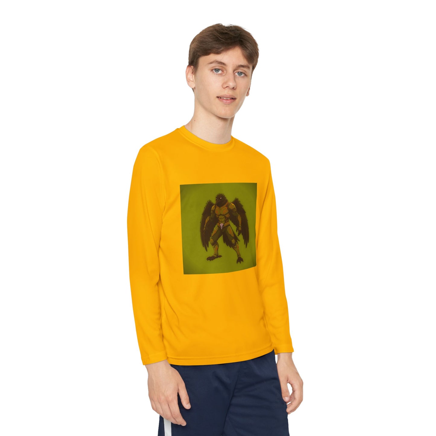 Agent Quacks Series Youth Long Sleeve Competitor Tee - Nightclaw Design
