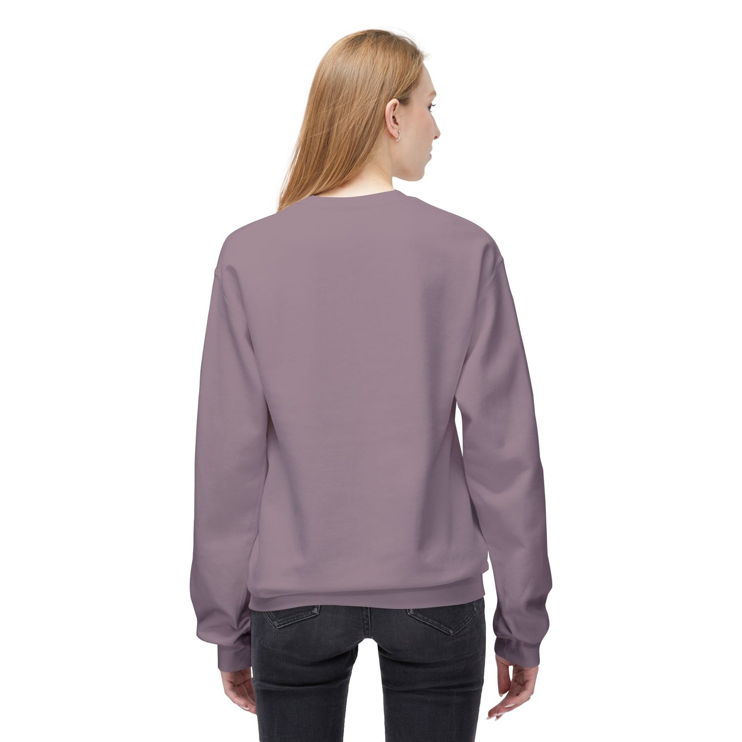 Blue Rainy City Unisex Midweight Softstyle Fleece Crewneck Sweatshirt