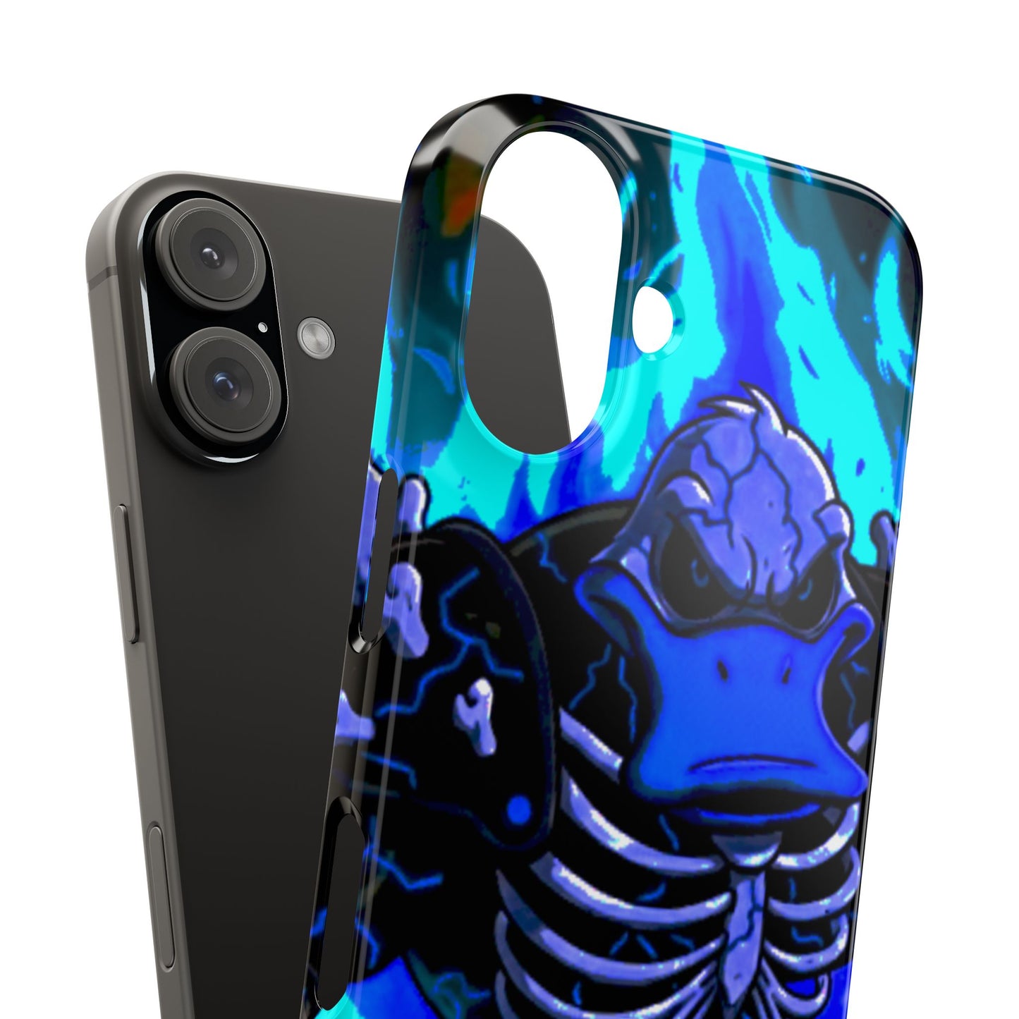 Halloween Agent Quacks Series Slim Phone Cases - Skeleton Quacks Design