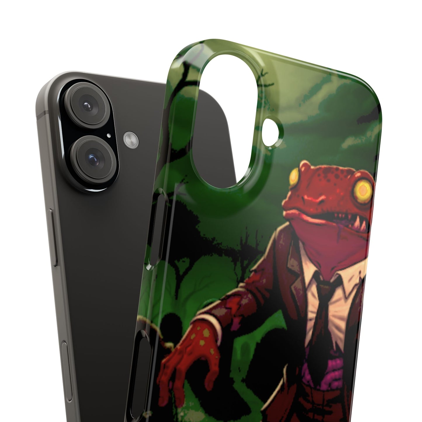 Halloween Agent Quacks Series Slim Phone Cases - Zombie Goro Design